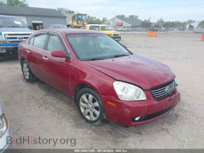 2008 Kia OPTIMA EX V6, red — VIN KNAGE124285171978, IAAI