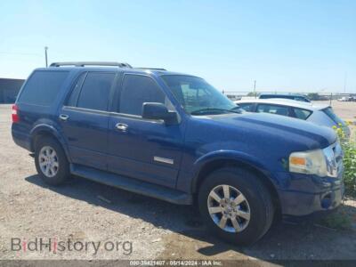 2008 Ford EXPEDITION XLT, blue — VIN 1FMFU155X8LA79143, IAAI