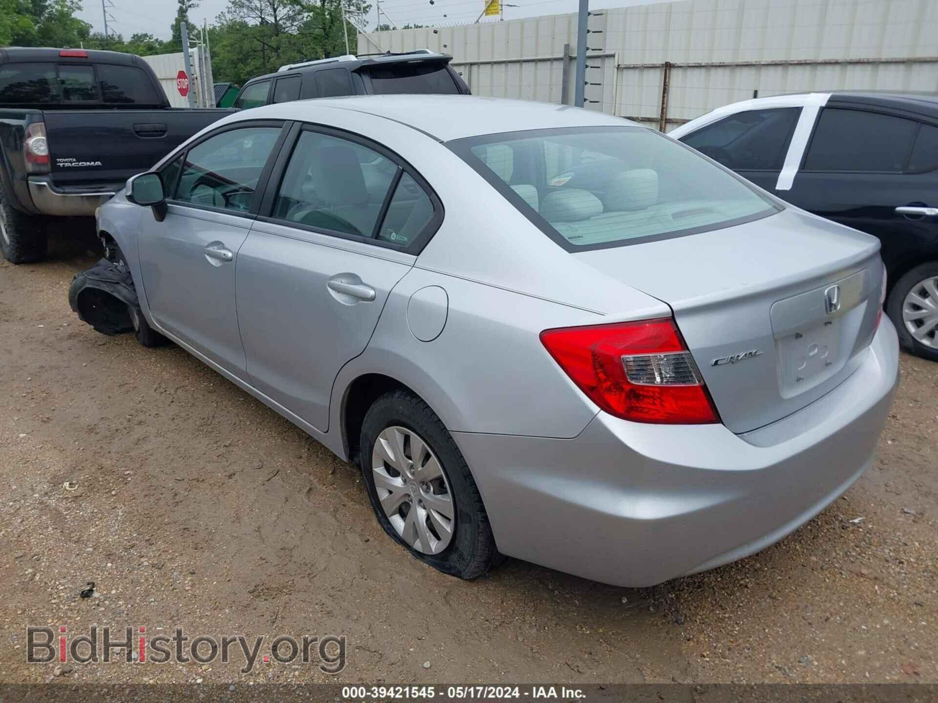 2012 HONDA CIVIC - VIN: 2HGFB2F59CH580966 - Фото 3