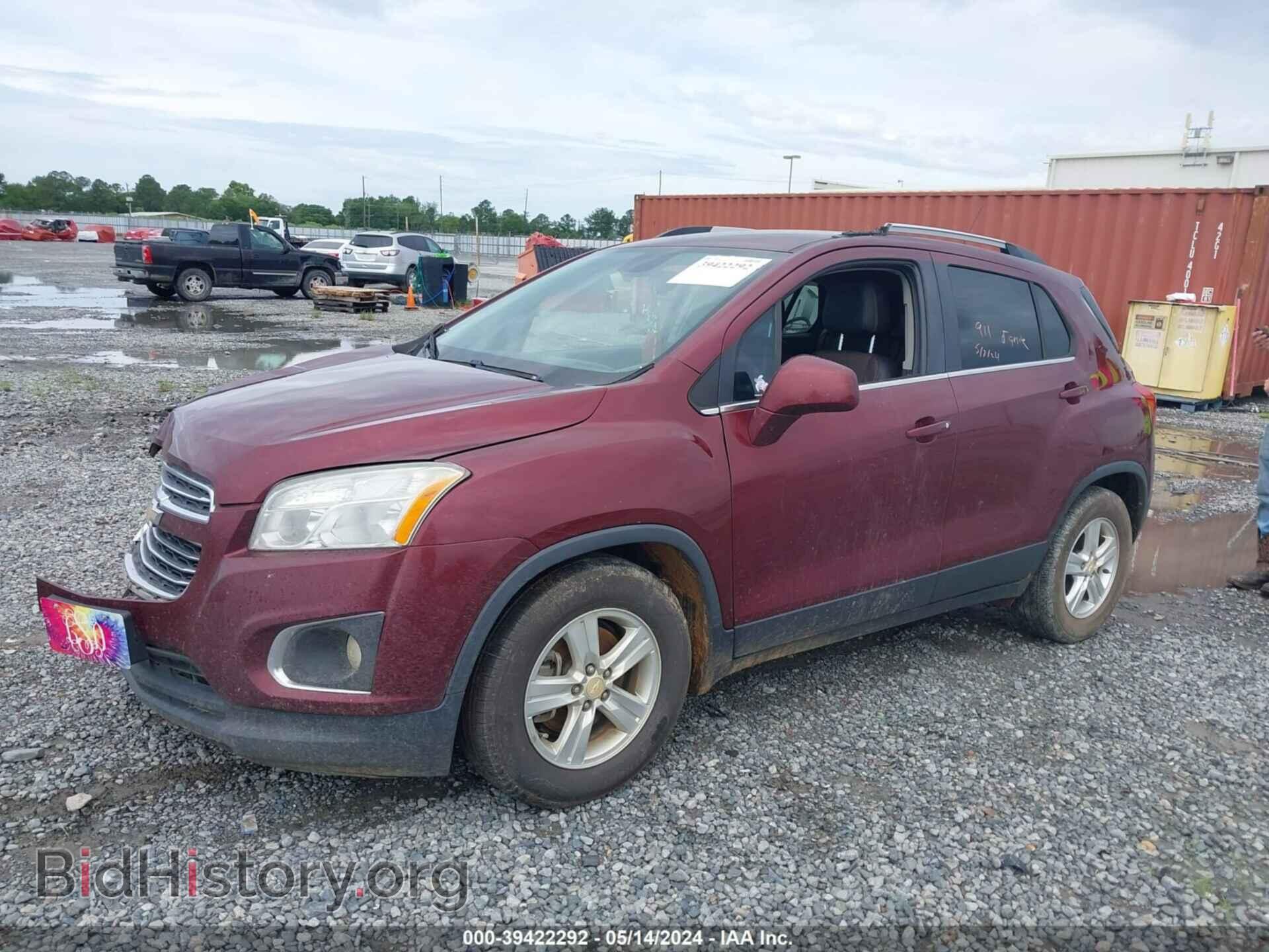 2016 CHEVROLET TRAX - VIN: 3GNCJLSB3GL222823 - Фото 2