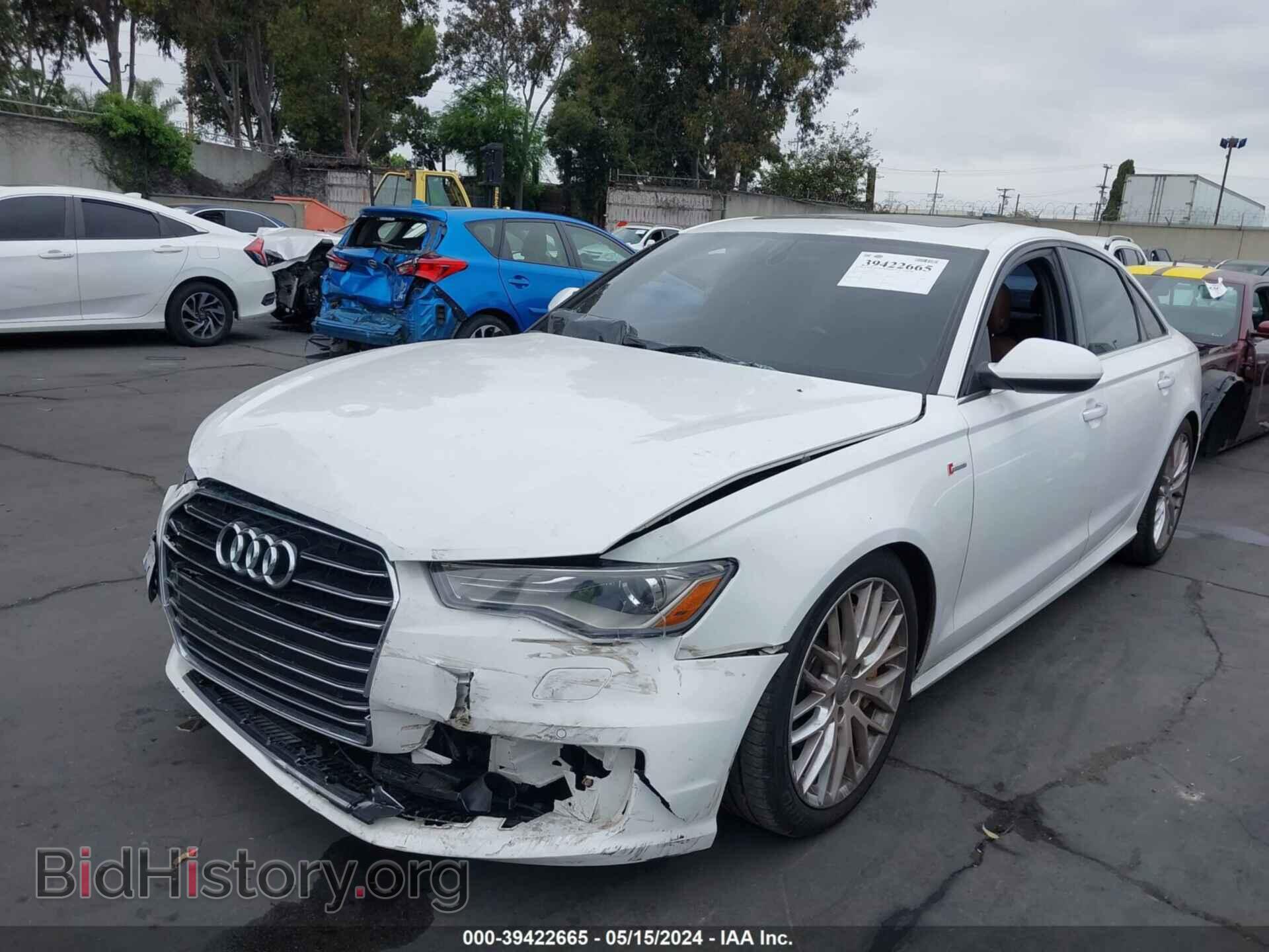 2016 AUDI A6 - VIN: WAUFGAFC4GN001966 - Фото 2