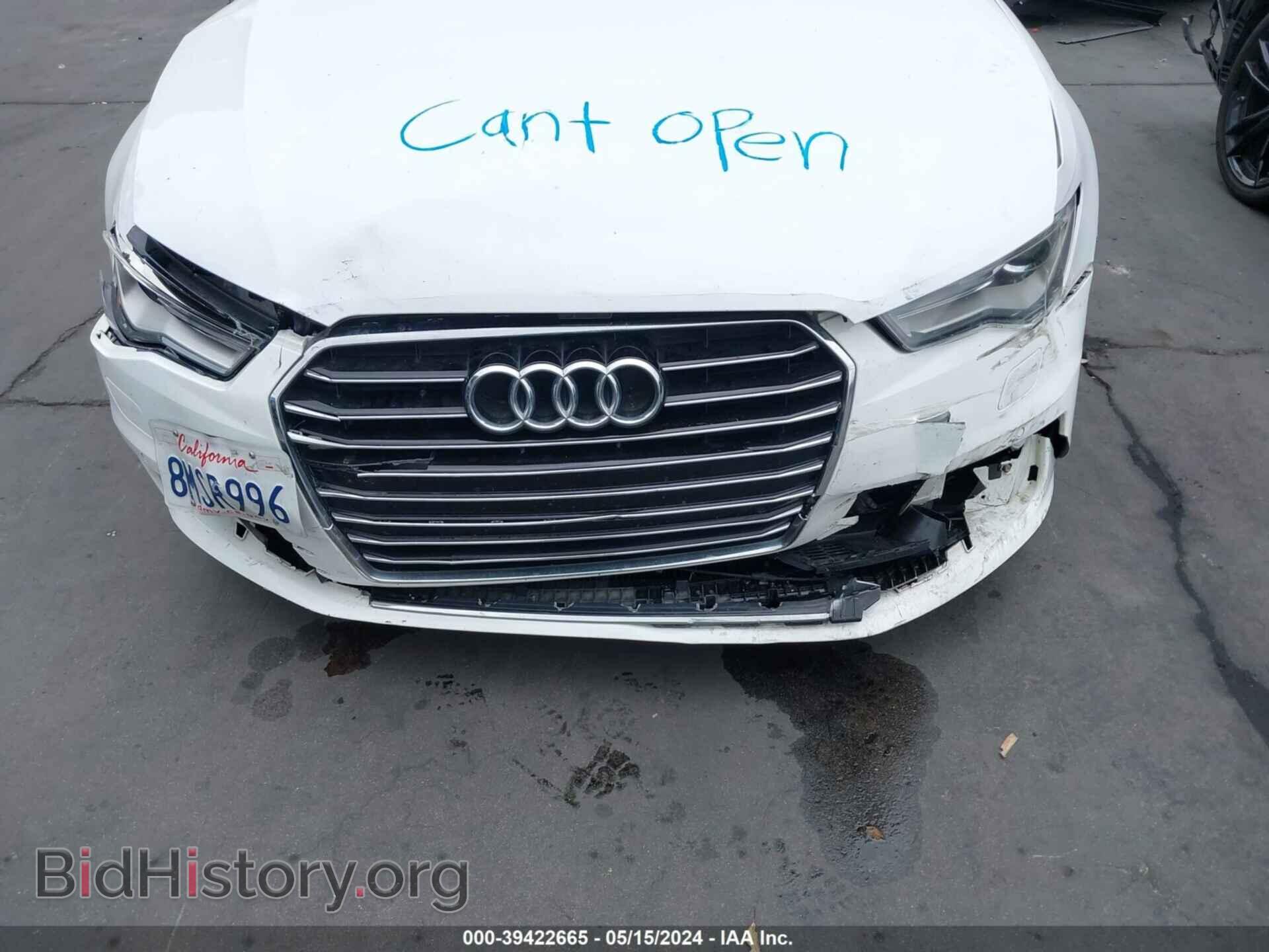 2016 AUDI A6 - VIN: WAUFGAFC4GN001966 - Фото 6