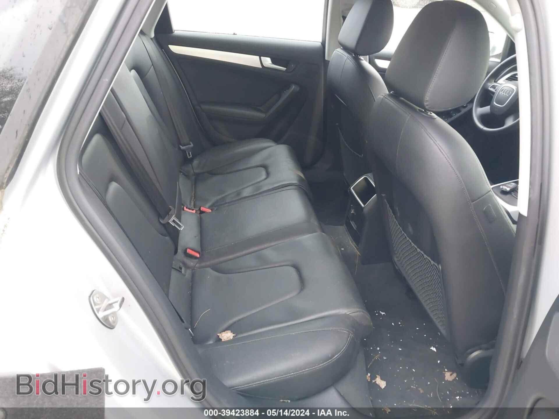 2012 AUDI A4 - VIN: WAUDFAFLXCA088929 - Фото 8