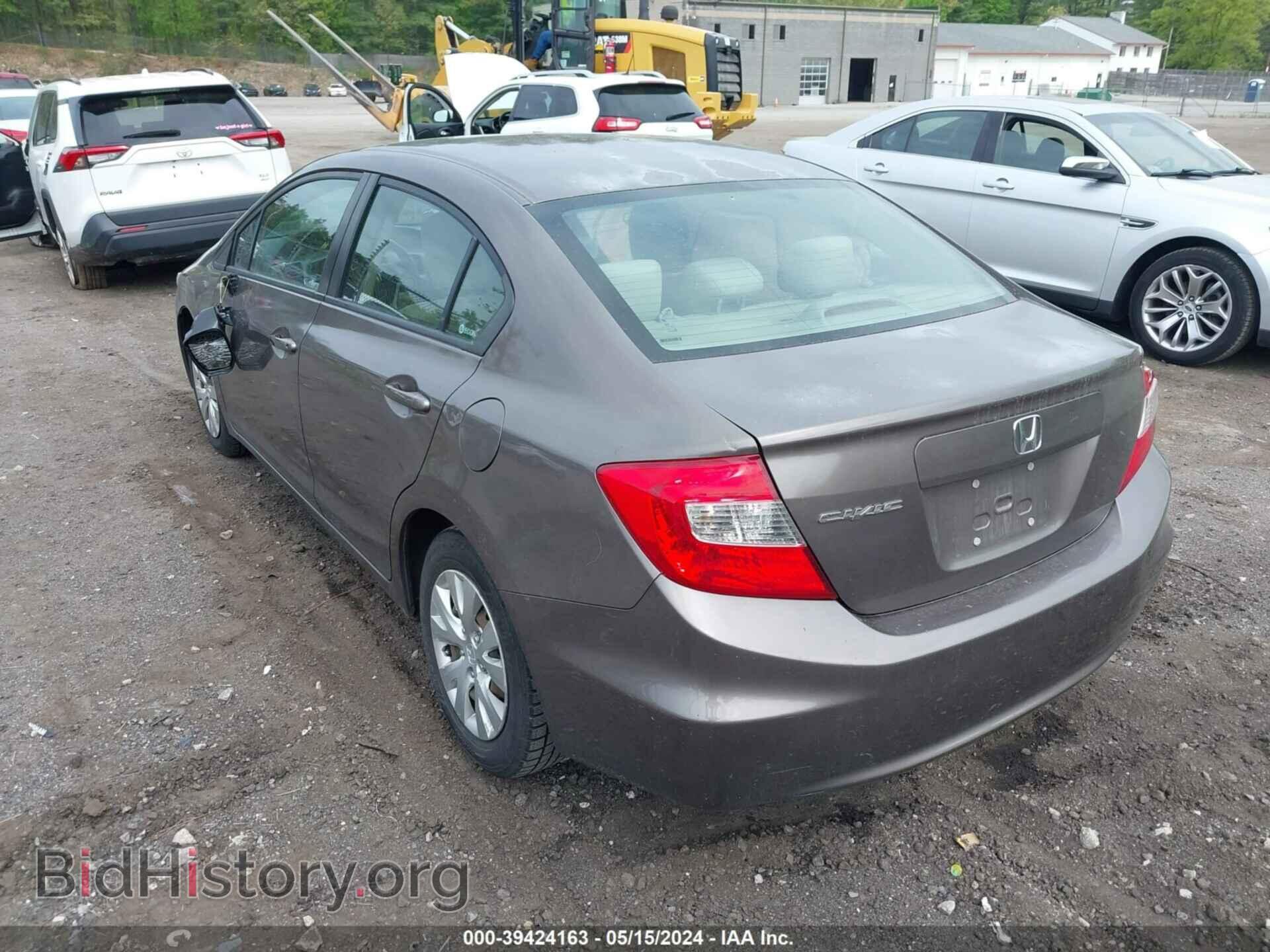 2012 HONDA CIVIC - VIN: 2HGFB2F53CH519340 - Фото 3