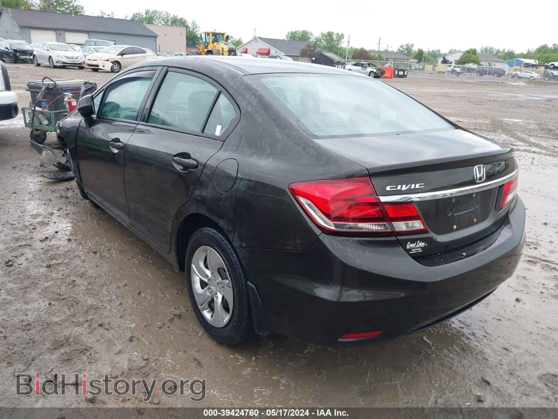 2013 HONDA CIVIC - VIN: 19XFB2F57DE050619 - Фото 3