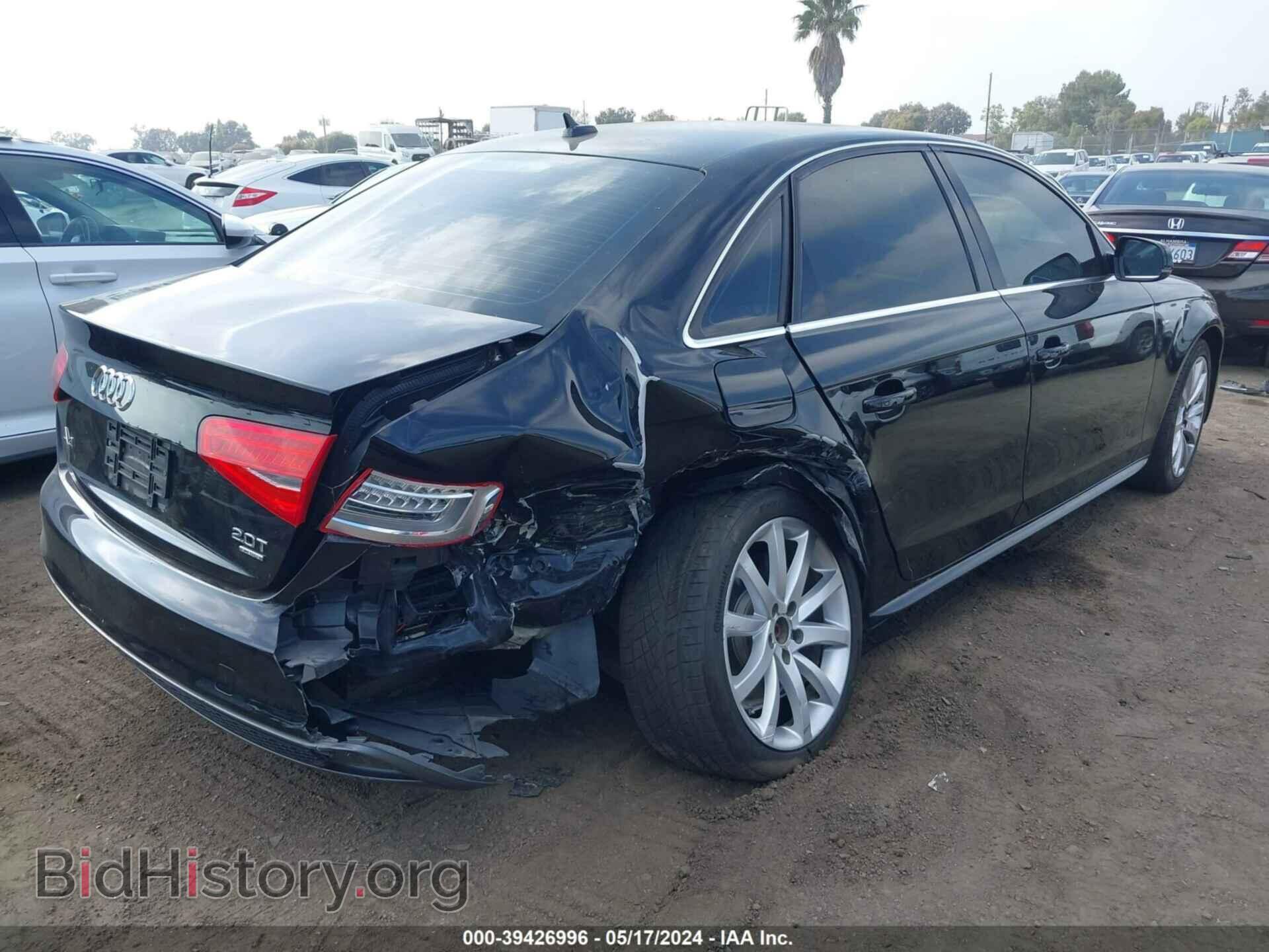 2014 AUDI A4 - VIN: WAUBFAFL9EA043555 - Фото 4
