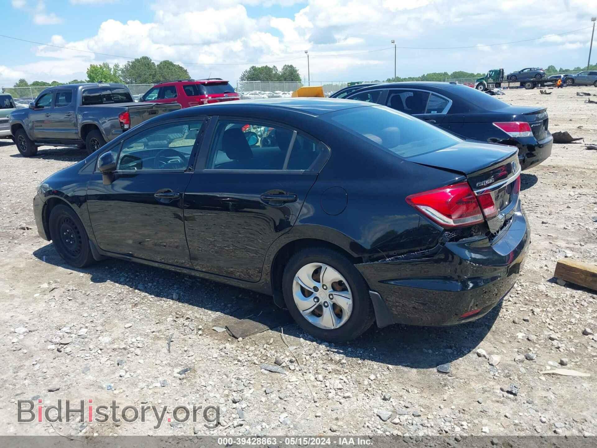 2013 HONDA CIVIC - VIN: 19XFB2F51DE005109 - Фото 3