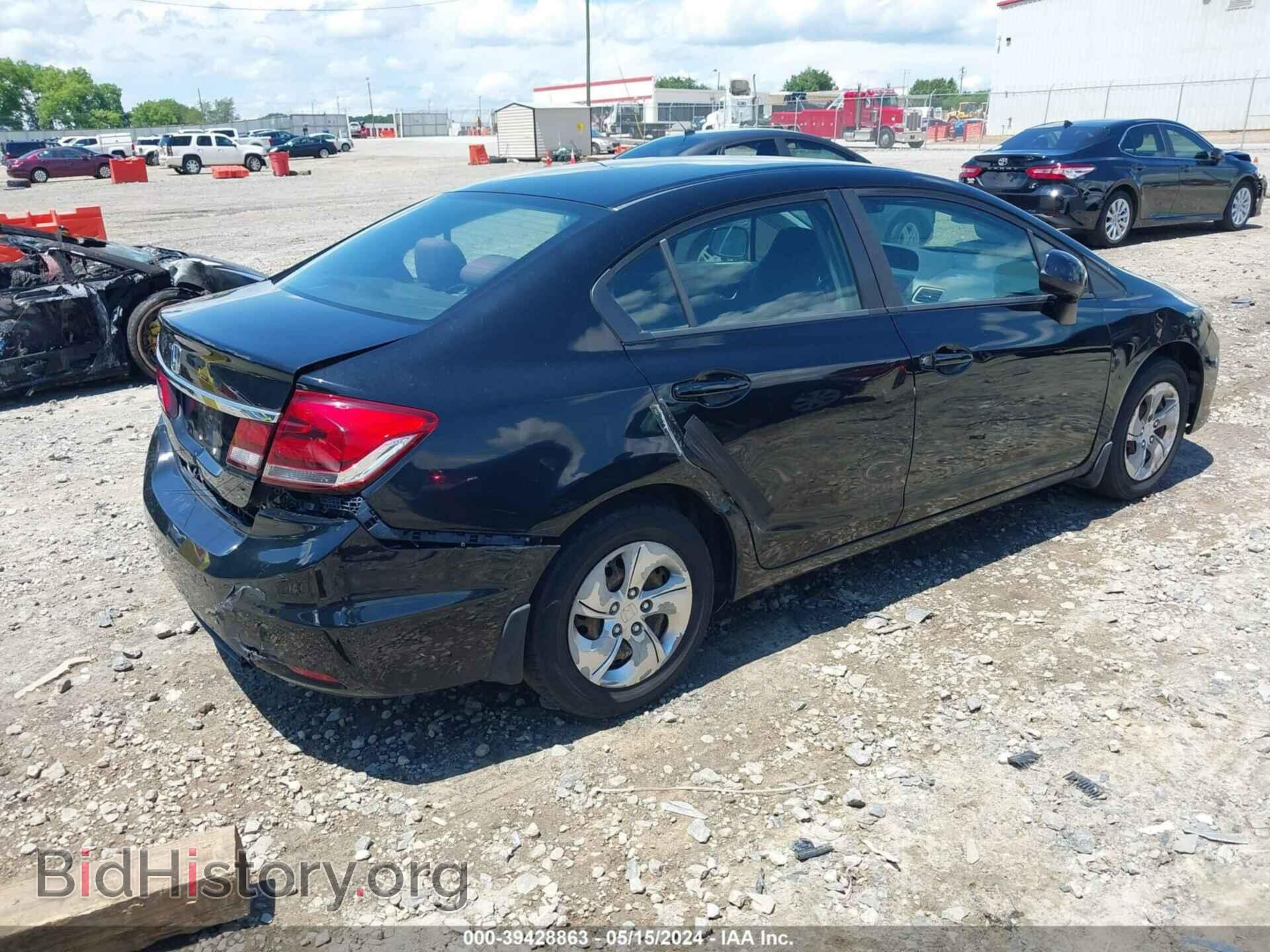 2013 HONDA CIVIC - VIN: 19XFB2F51DE005109 - Фото 4
