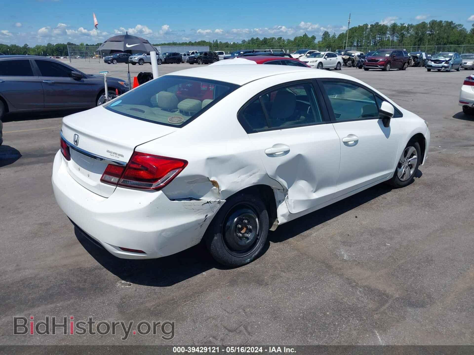 2013 HONDA CIVIC - VIN: 19XFB2F59DE278461 - Фото 4