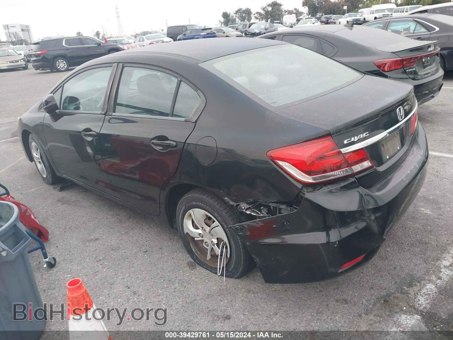 2013 HONDA CIVIC - VIN: 19XFB2F50DE273164 - Фото 3