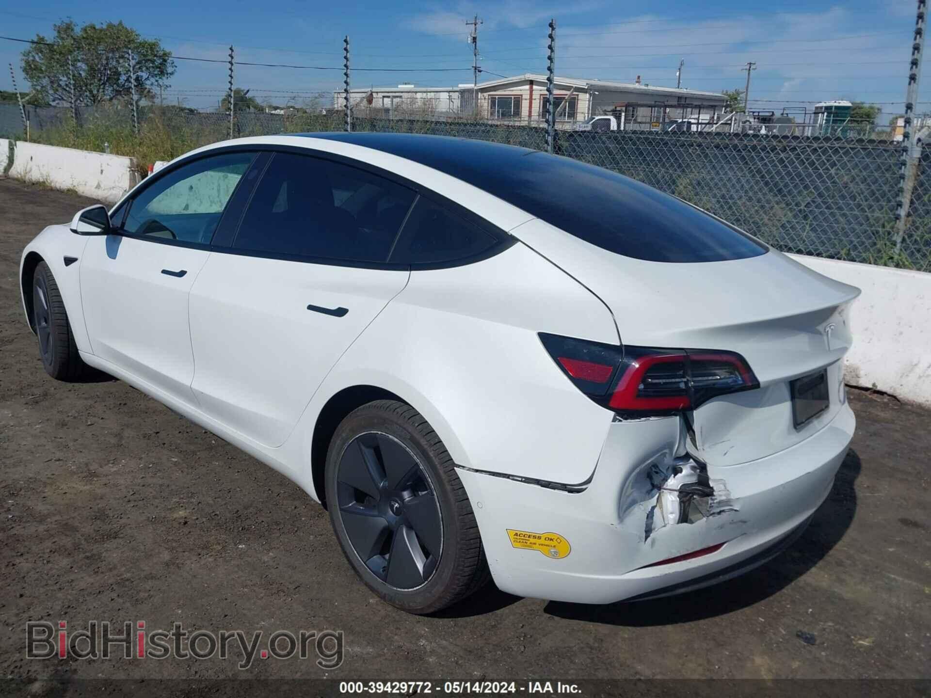 2022 TESLA MODEL 3 - VIN: 5YJ3E1EB3NF123251 - Фото 3
