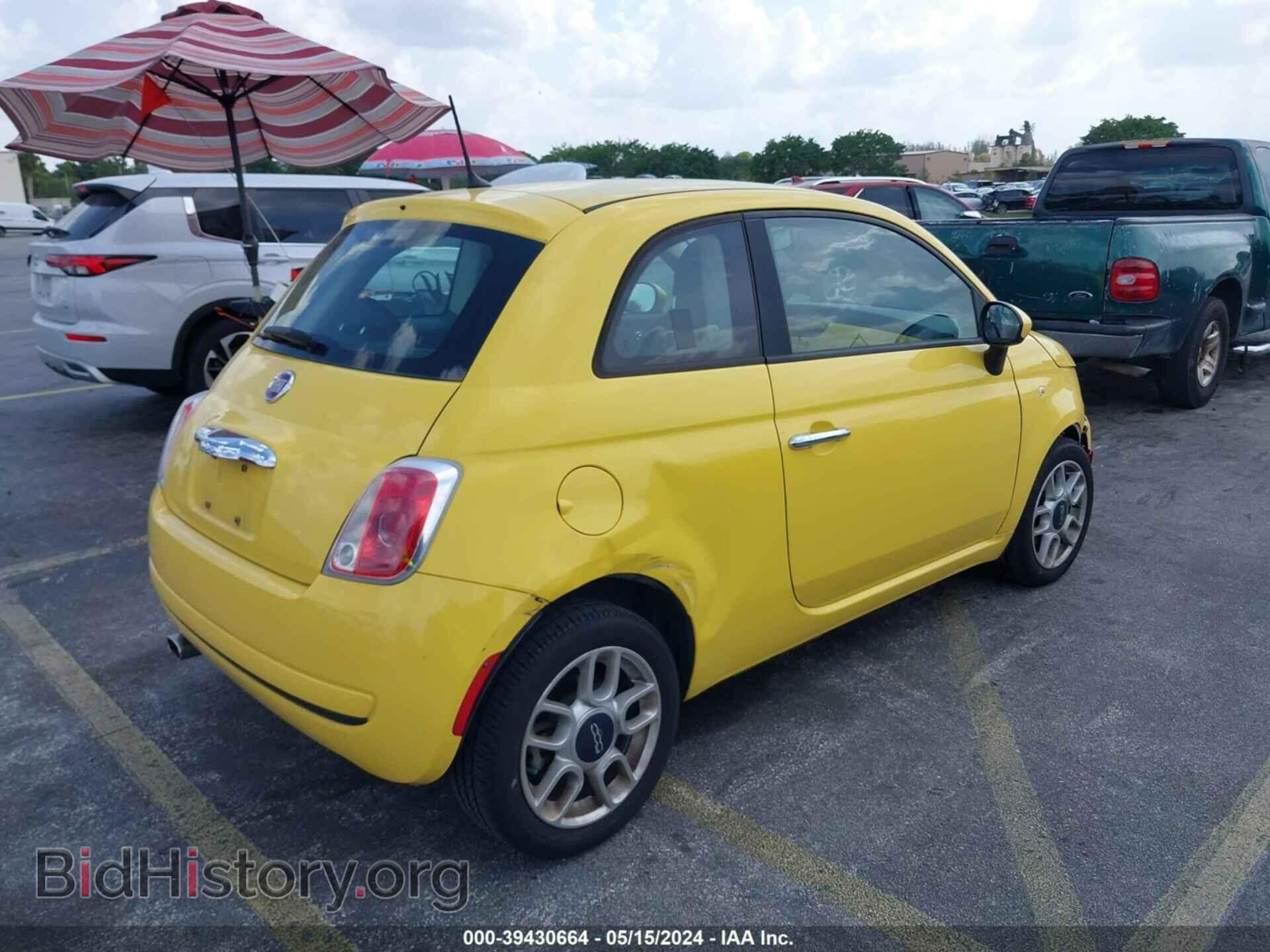 2012 FIAT 500 - VIN: 3C3CFFAR8CT211700 - Photo 4