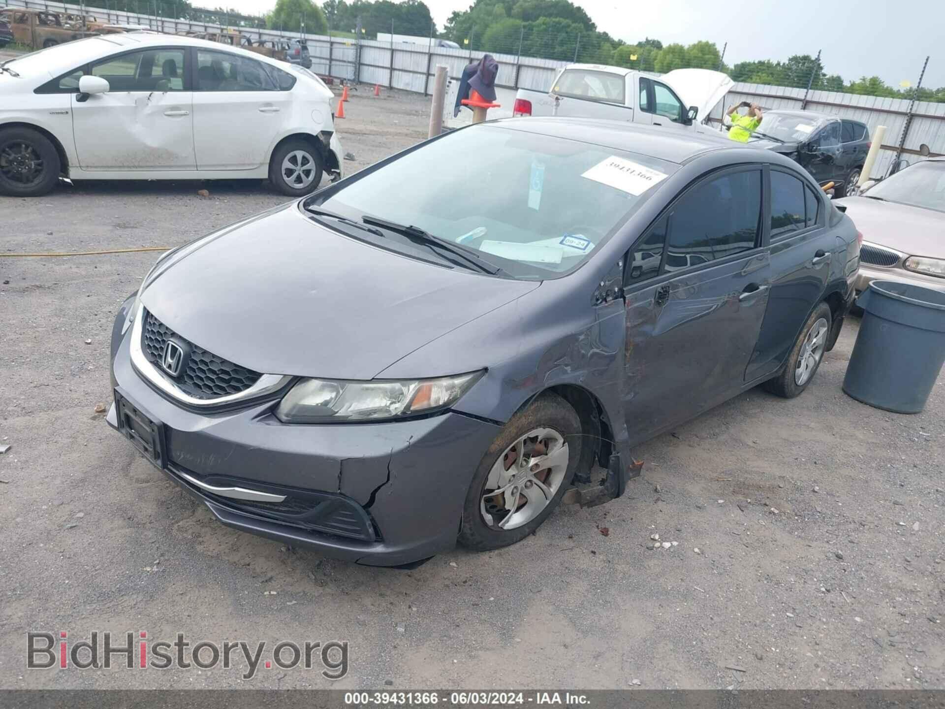 2014 HONDA CIVIC - VIN: 19XFB2F52EE055292 - Фото 2
