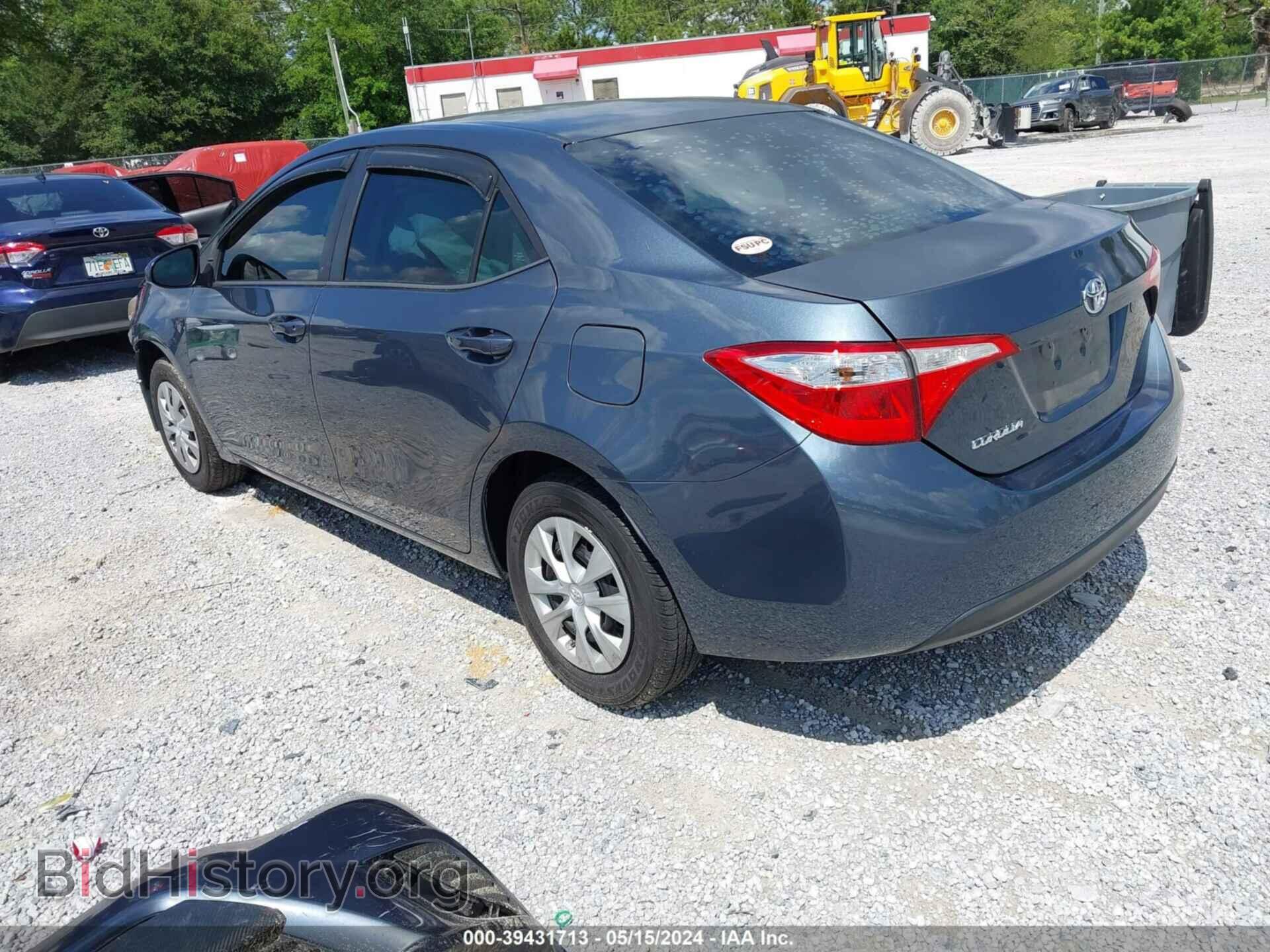2014 TOYOTA COROLLA - VIN: 2T1BURHE2EC191693 - Фото 3