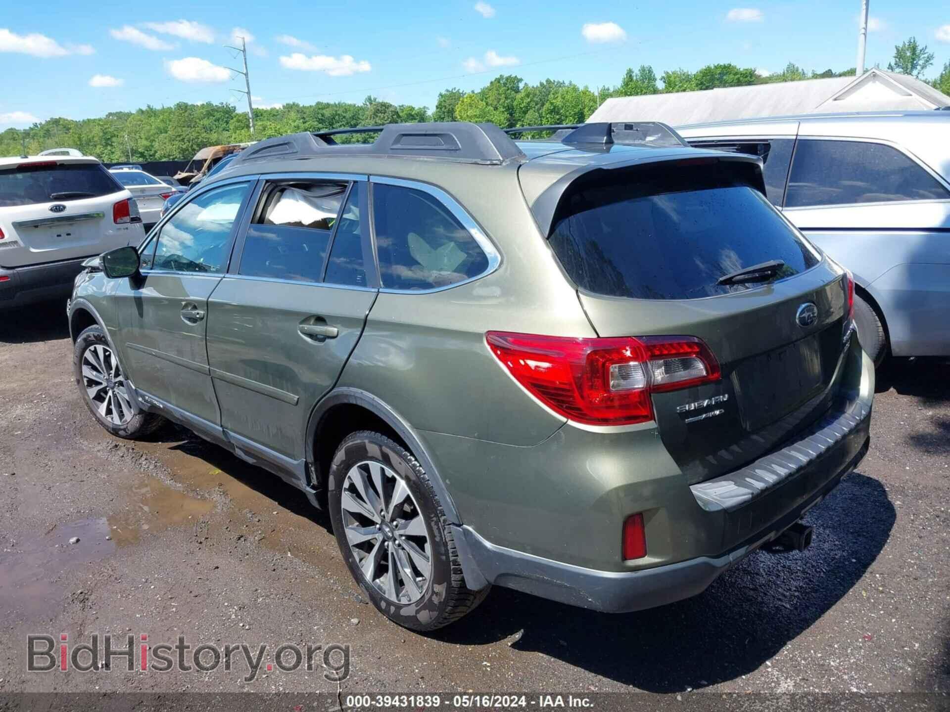 2016 SUBARU OUTBACK - VIN: 4S4BSANC0G3301142 - Фото 3