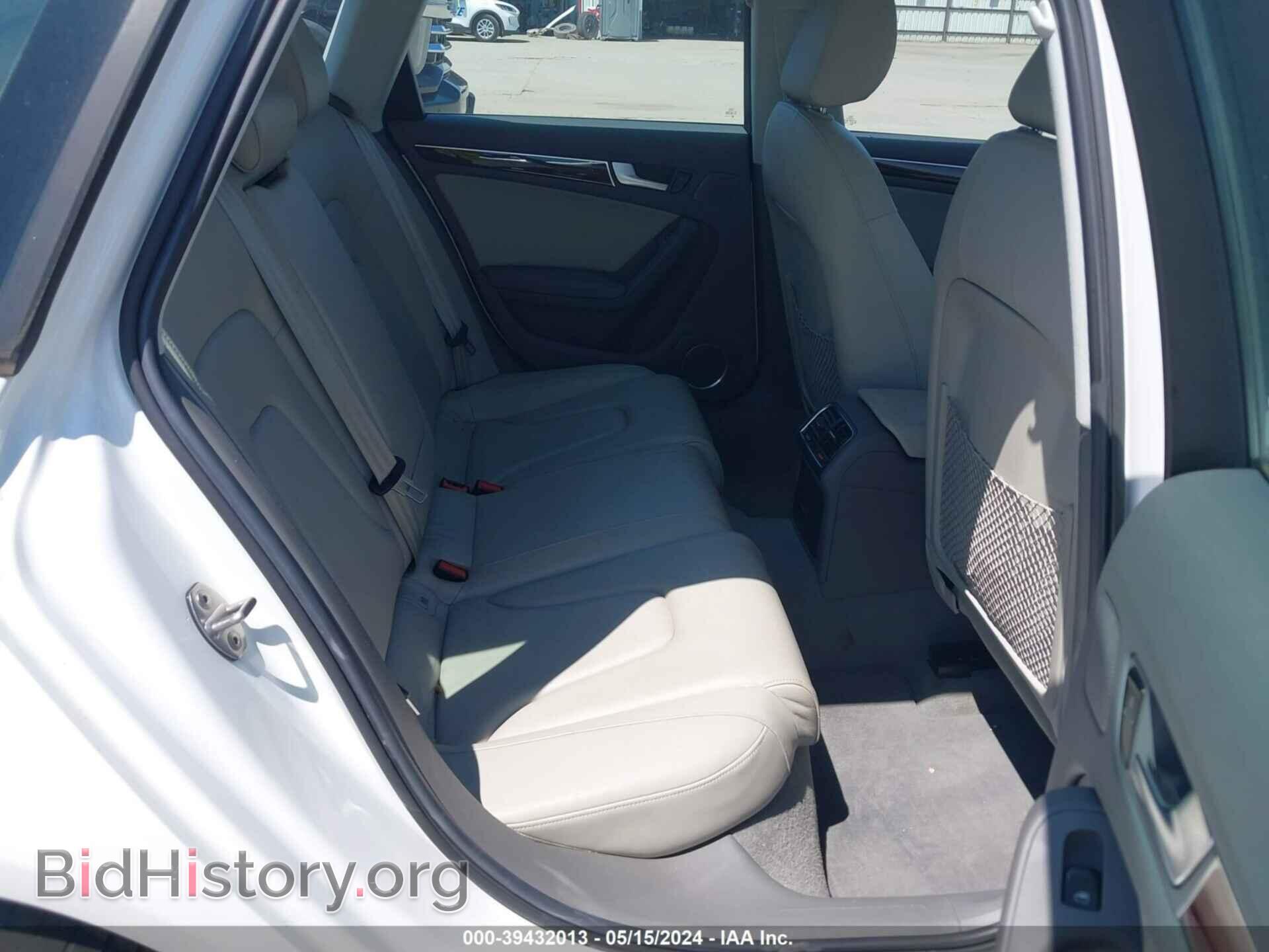 2012 AUDI A4 - VIN: WAU4FBFL7CA090675 - Photo 8
