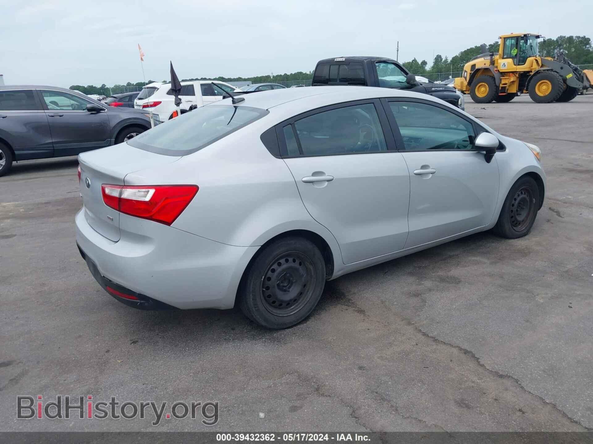 2014 KIA RIO - VIN: KNADM4A34E6376255 - Фото 4