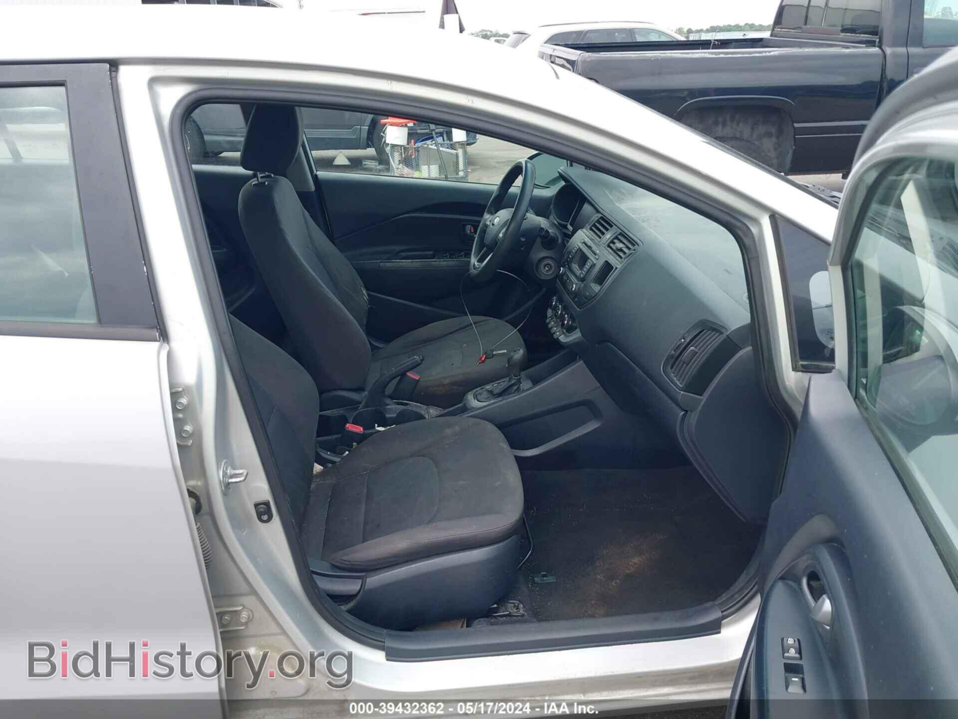 2014 KIA RIO - VIN: KNADM4A34E6376255 - Фото 5
