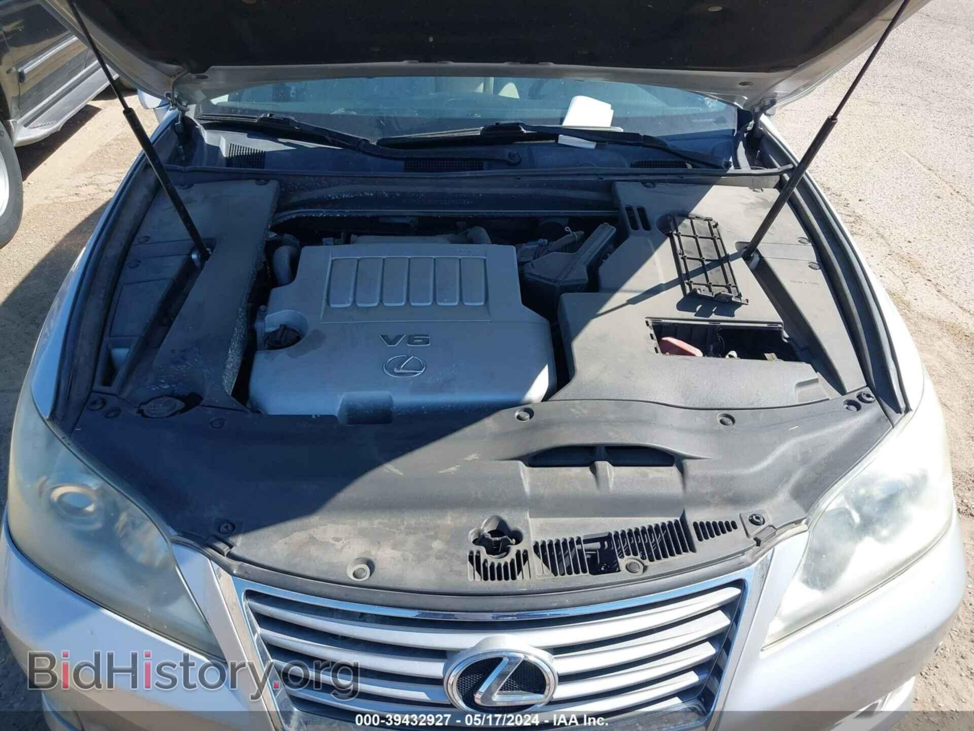 2012 LEXUS ES 350 - VIN: JTHBK1EG7C2494136 - Фото 10