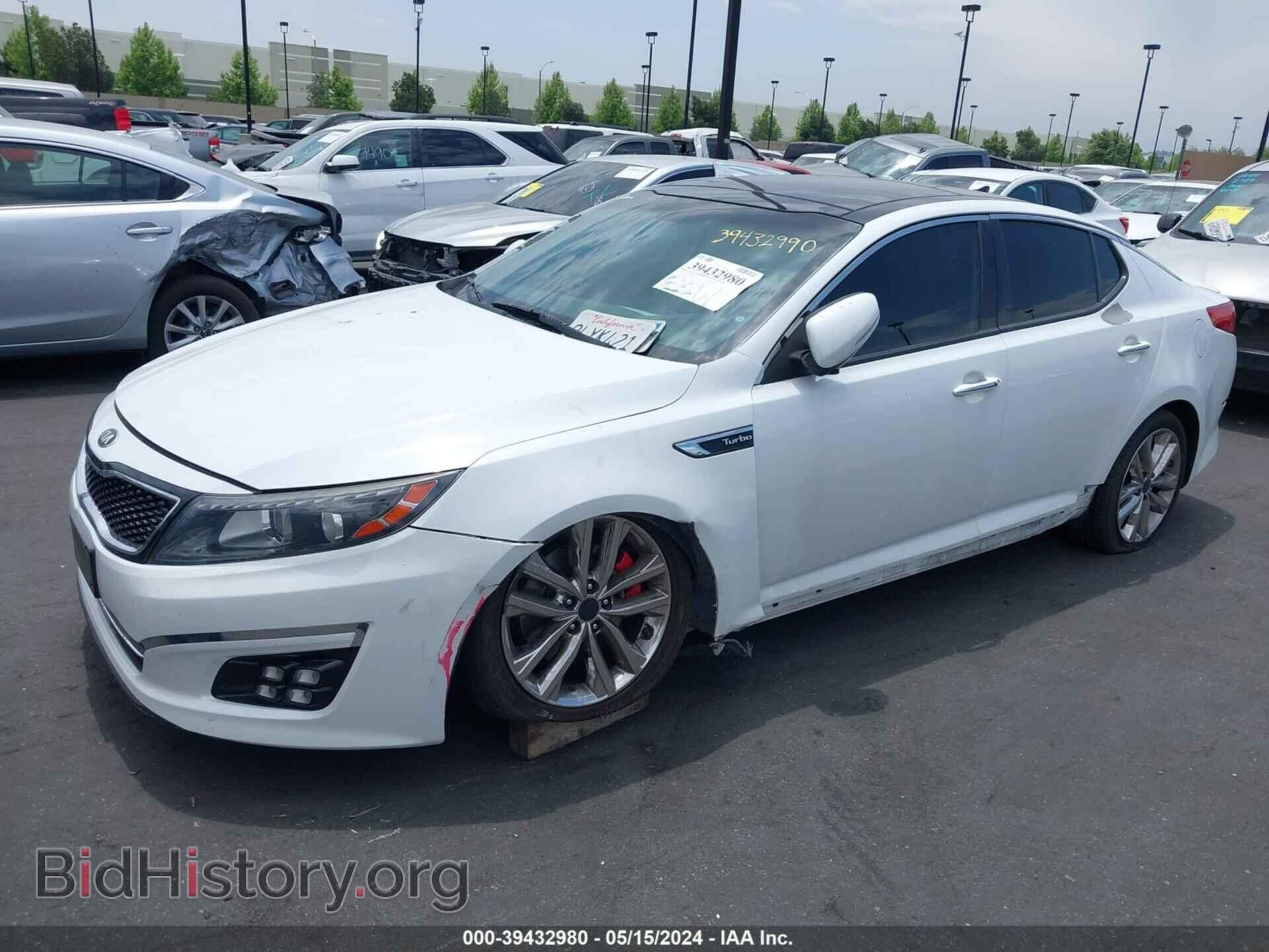 2015 KIA OPTIMA - VIN: 5XXGR4A64FG476273 - Фото 2