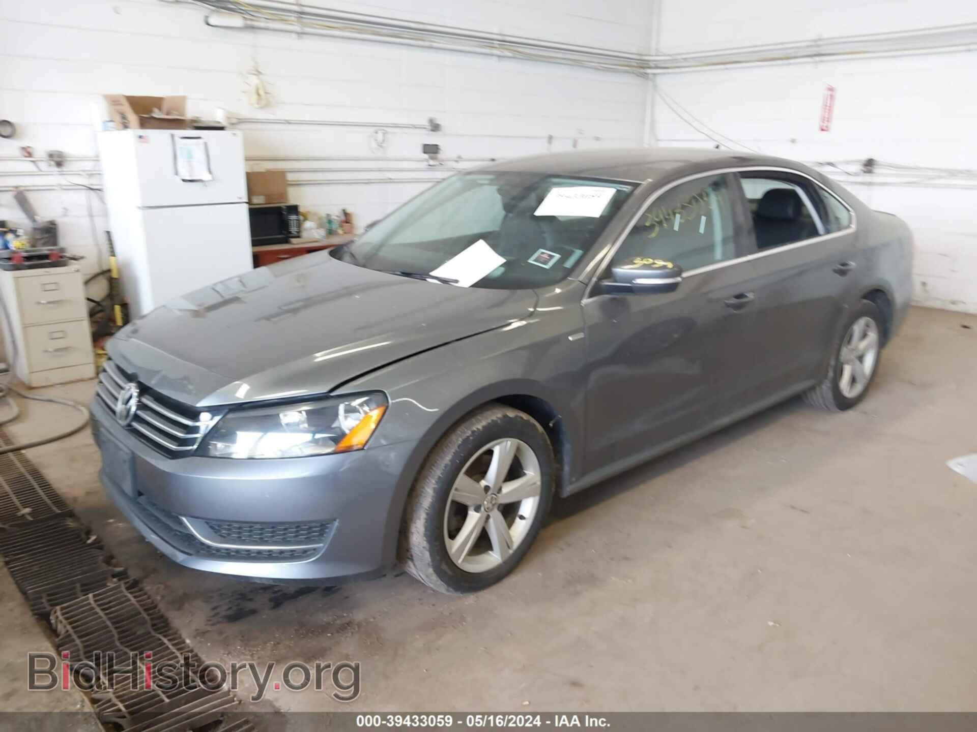 2014 VOLKSWAGEN PASSAT - VIN: 1VWAS7A35EC038729 - Фото 2