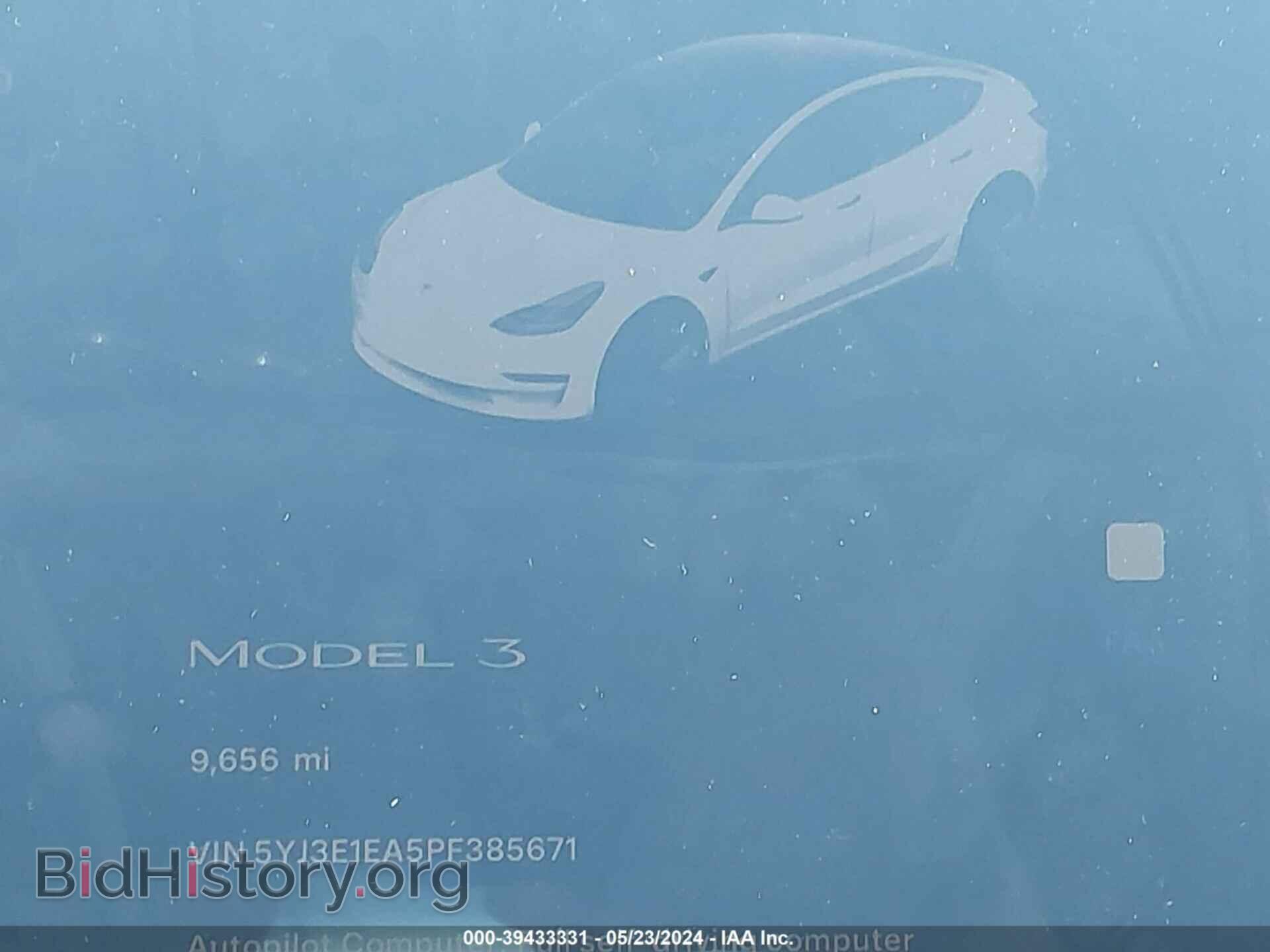 2023 TESLA MODEL 3 - VIN: 5YJ3E1EA5PF385671 - Фото 7