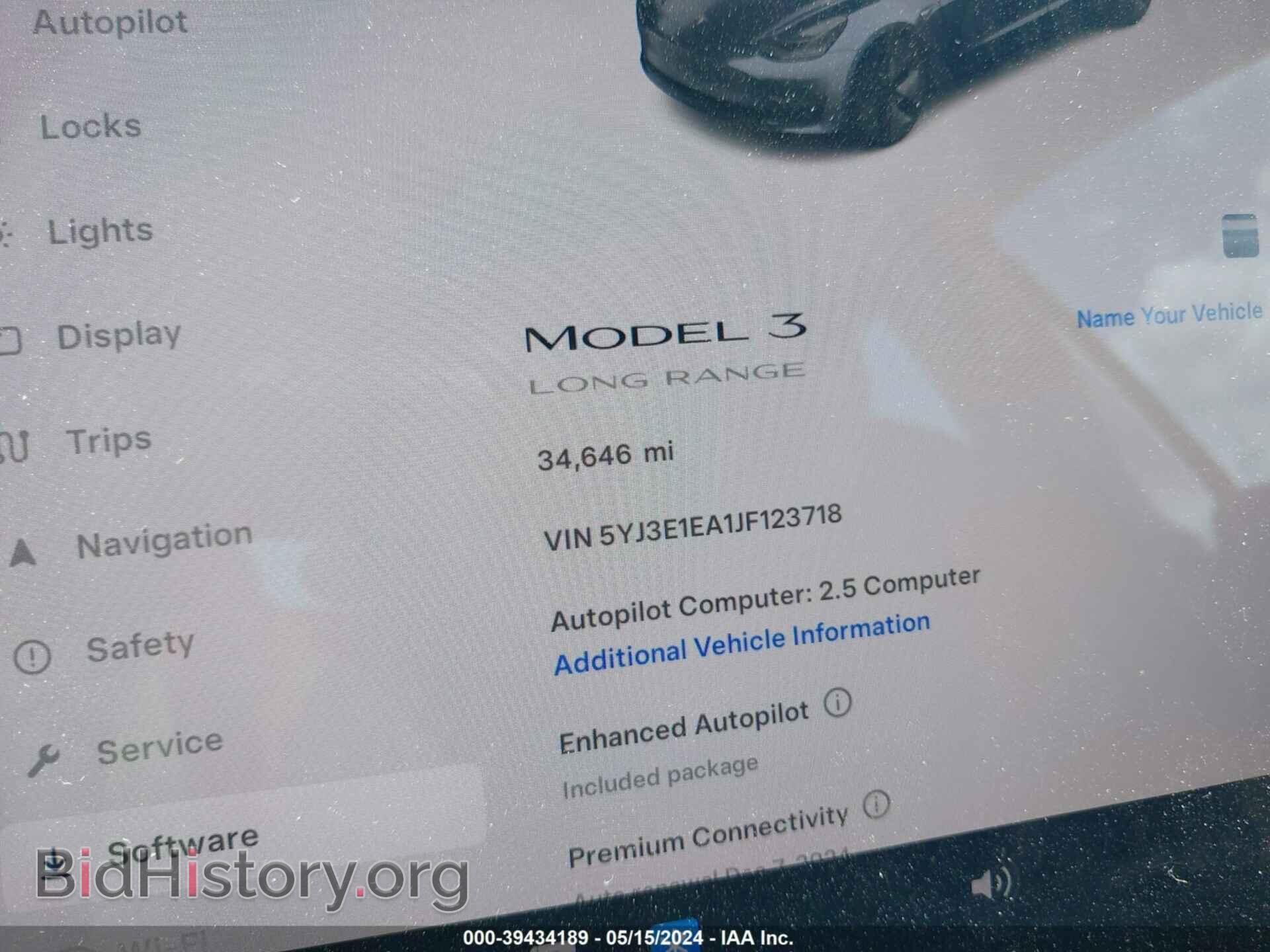 2018 TESLA MODEL 3 - VIN: 5YJ3E1EA1JF123718 - Фото 7