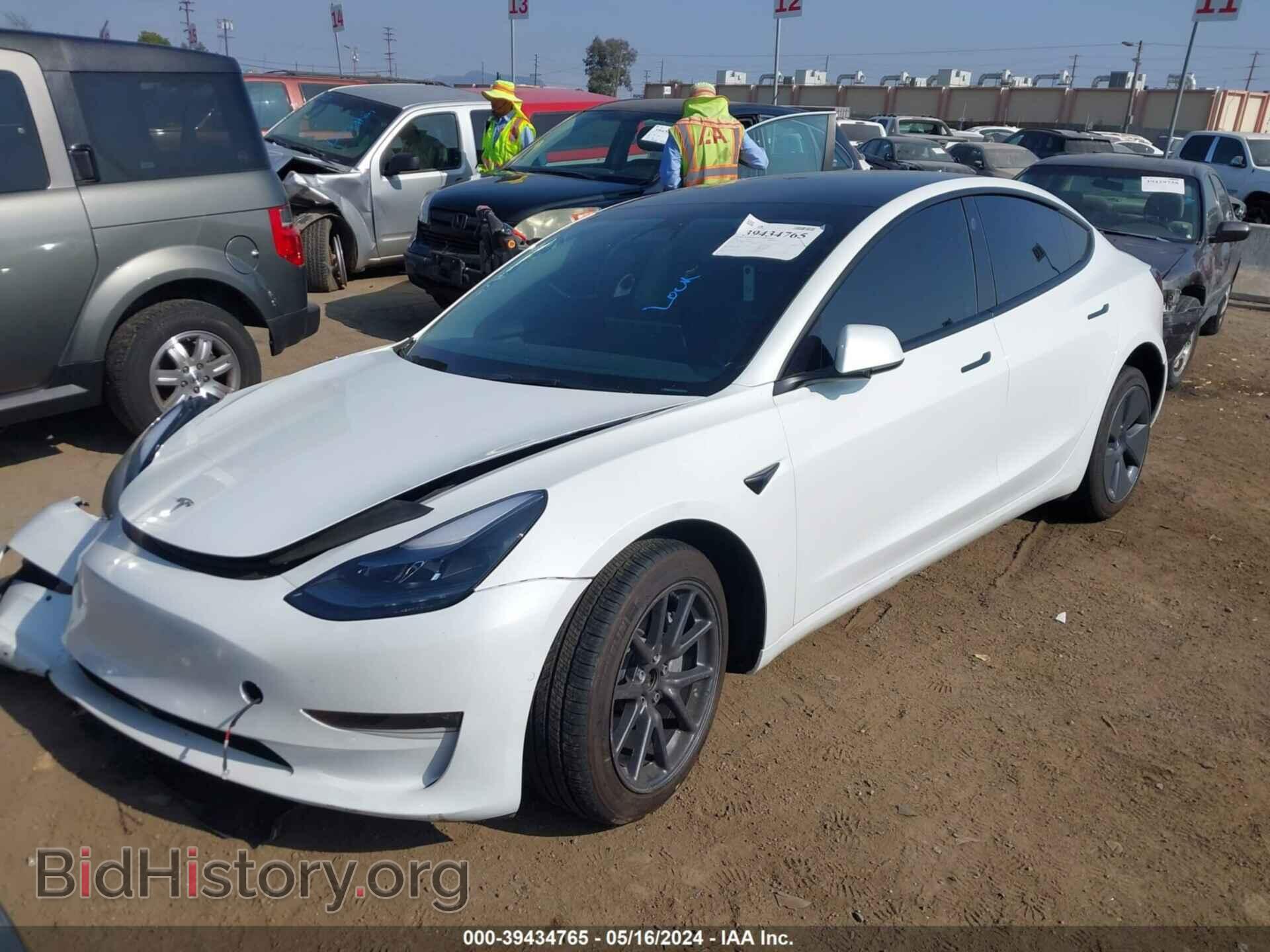 2022 TESLA MODEL 3 - VIN: 5YJ3E1EB4NF330716 - Фото 2