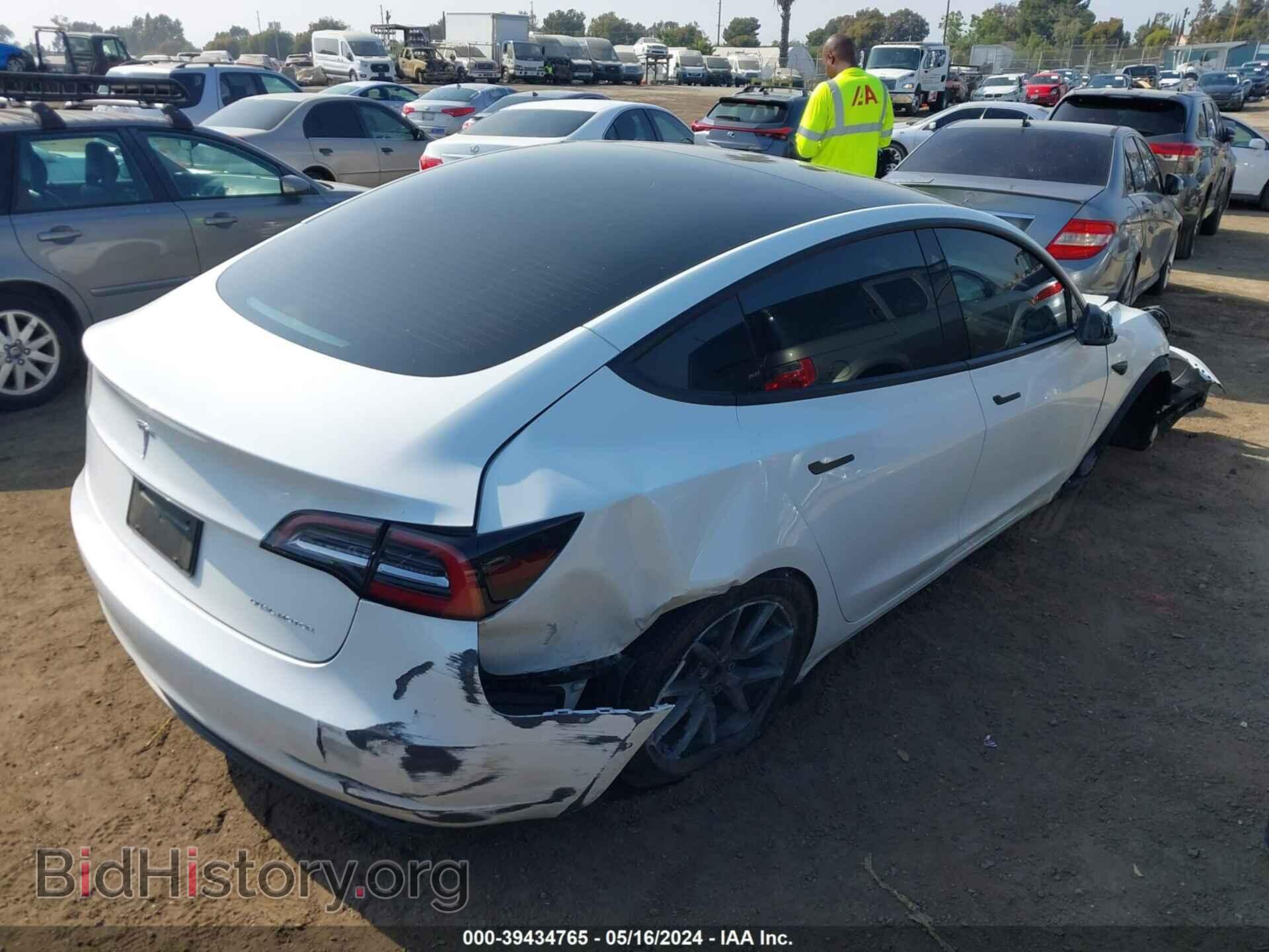 2022 TESLA MODEL 3 - VIN: 5YJ3E1EB4NF330716 - Фото 4