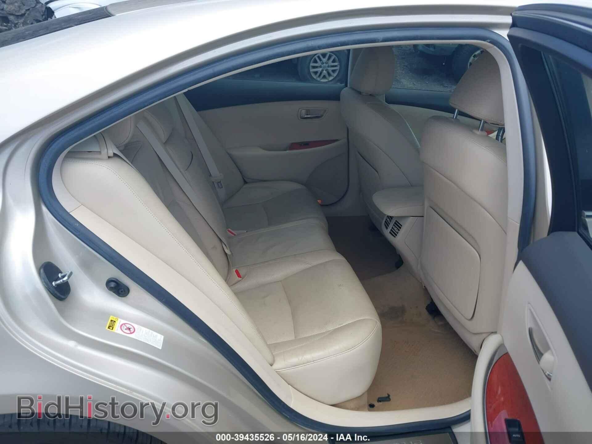 2010 LEXUS ES 350 - VIN: JTHBK1EG8A2349183 - Фото 8