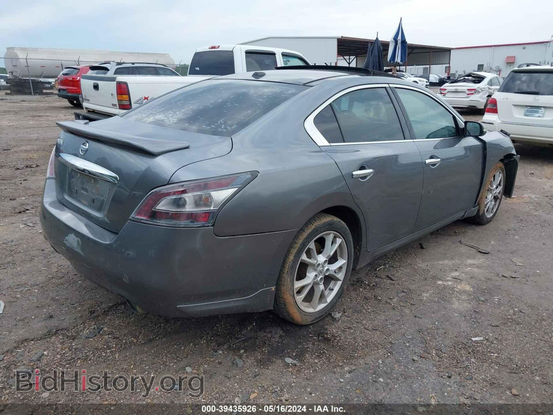 2014 NISSAN MAXIMA - VIN: 1N4AA5AP7EC498669 - Фото 4
