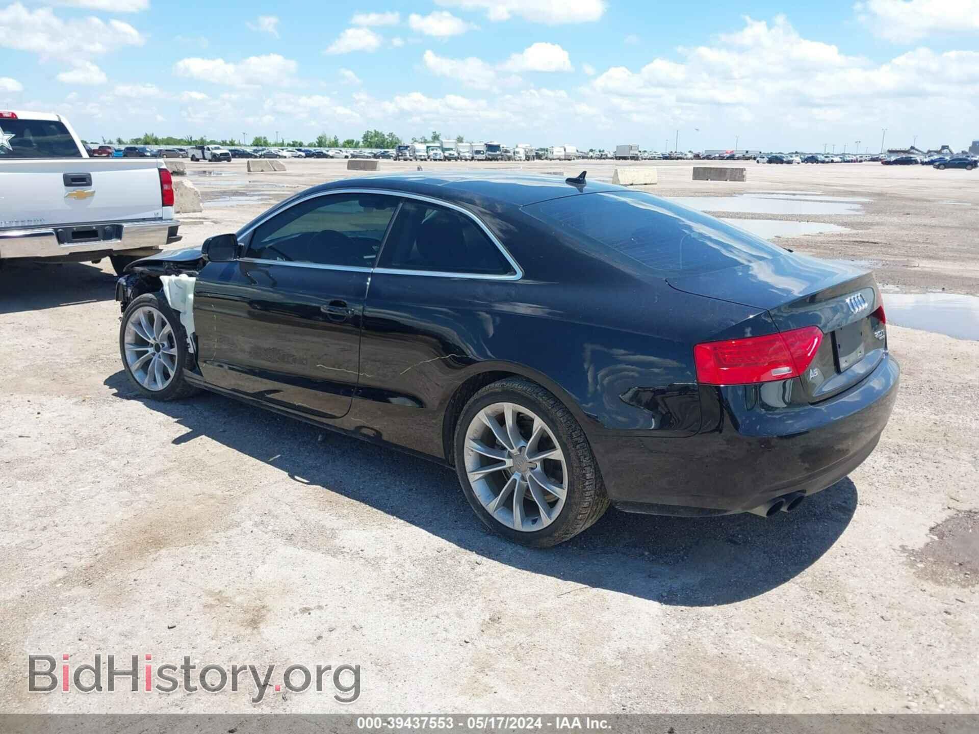 2013 AUDI A5 - VIN: WAULFAFR8DA045546 - Фото 3