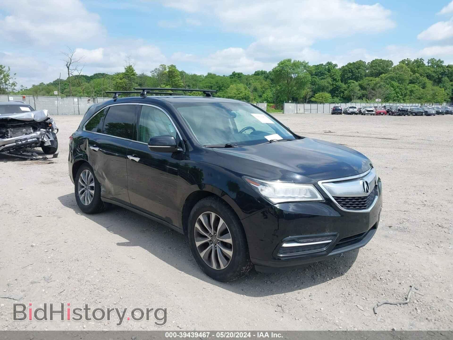 Photo 5FRYD4H48EB035656 - ACURA MDX 2014