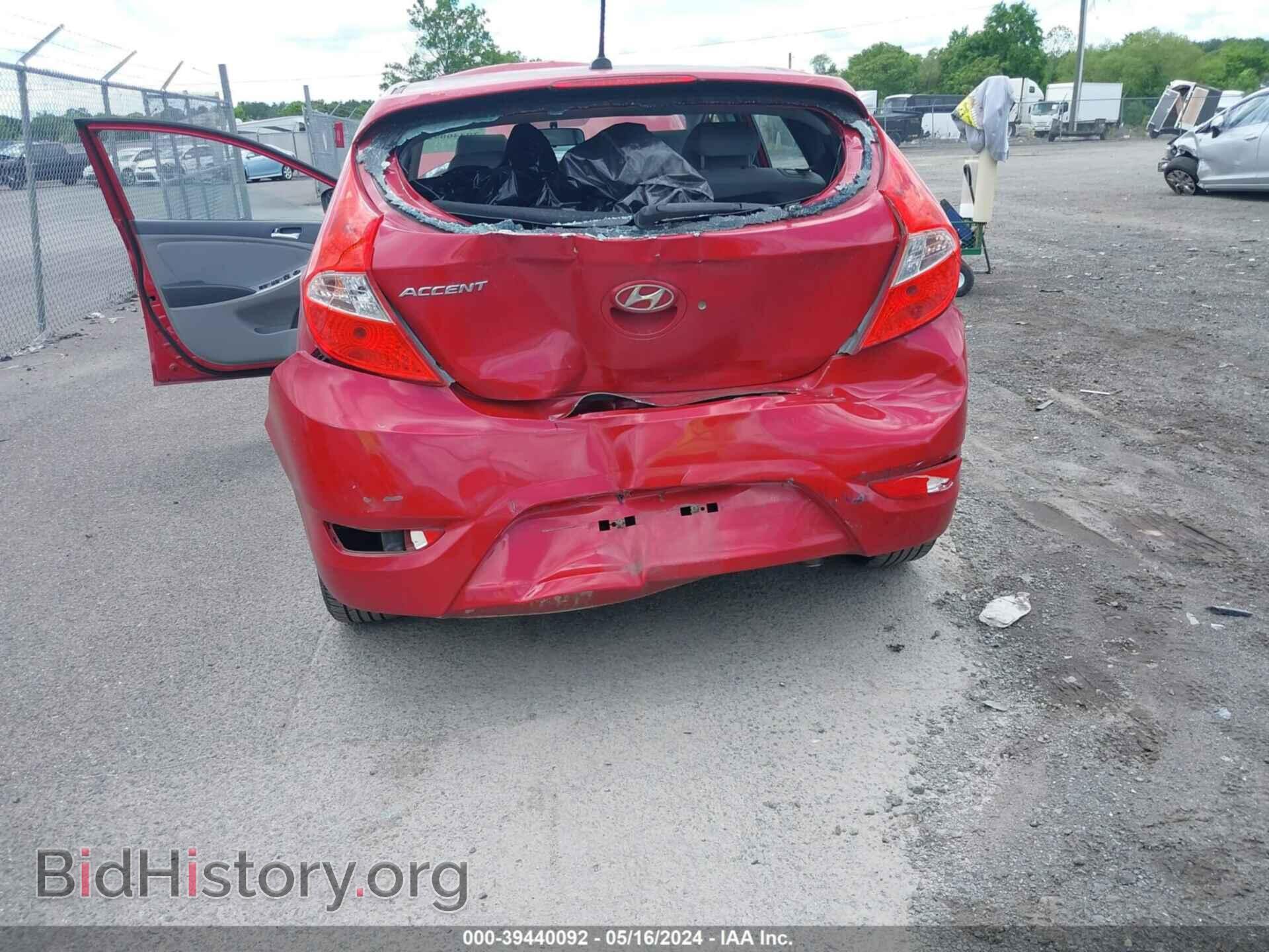 2013 HYUNDAI ACCENT - VIN: KMHCU5AEXDU107995 - Фото 6