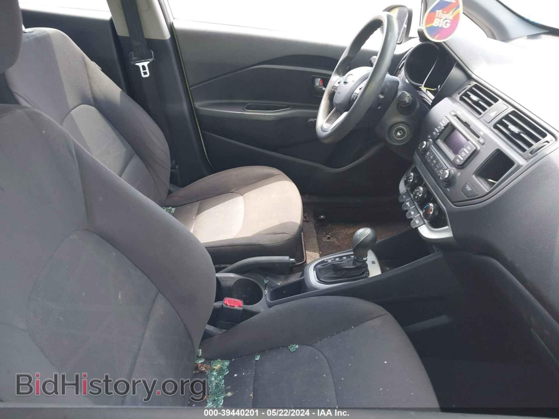 2013 KIA RIO - VIN: KNADM5A35D6231133 - Фото 5