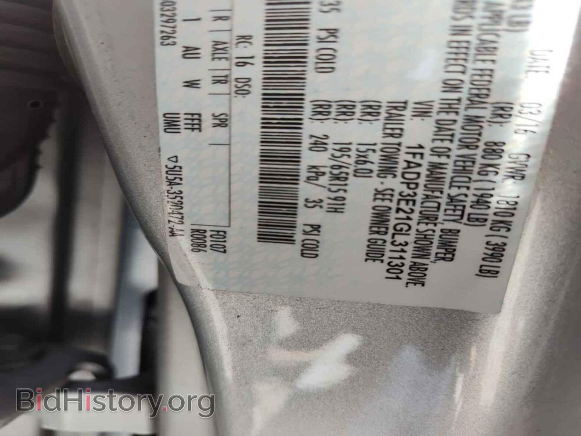 2016 FORD FOCUS - VIN: 1FADP3E21GL311301 - Photo 37