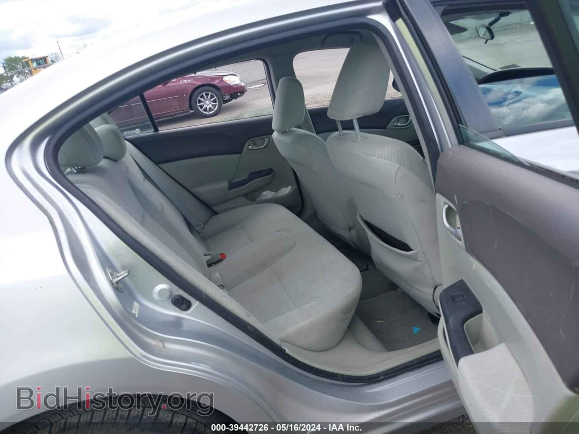 2012 HONDA CIVIC - VIN: 19XFB2F55CE320588 - Фото 8