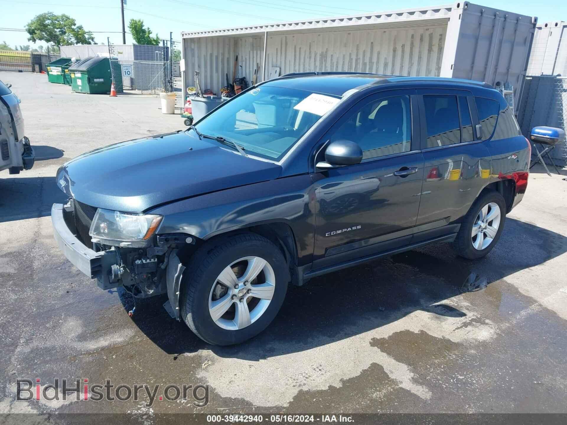 2014 JEEP COMPASS - VIN: 1C4NJDBB3ED727352 - Фото 2
