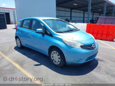 2014 Nissan VERSA NOTE S (SR), blue — VIN 3N1CE2CP4EL410848, IAAI