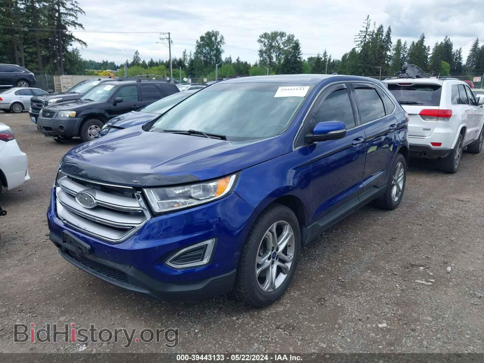 2015 FORD EDGE - VIN: 2FMTK4K91FBB43200 - Фото 2