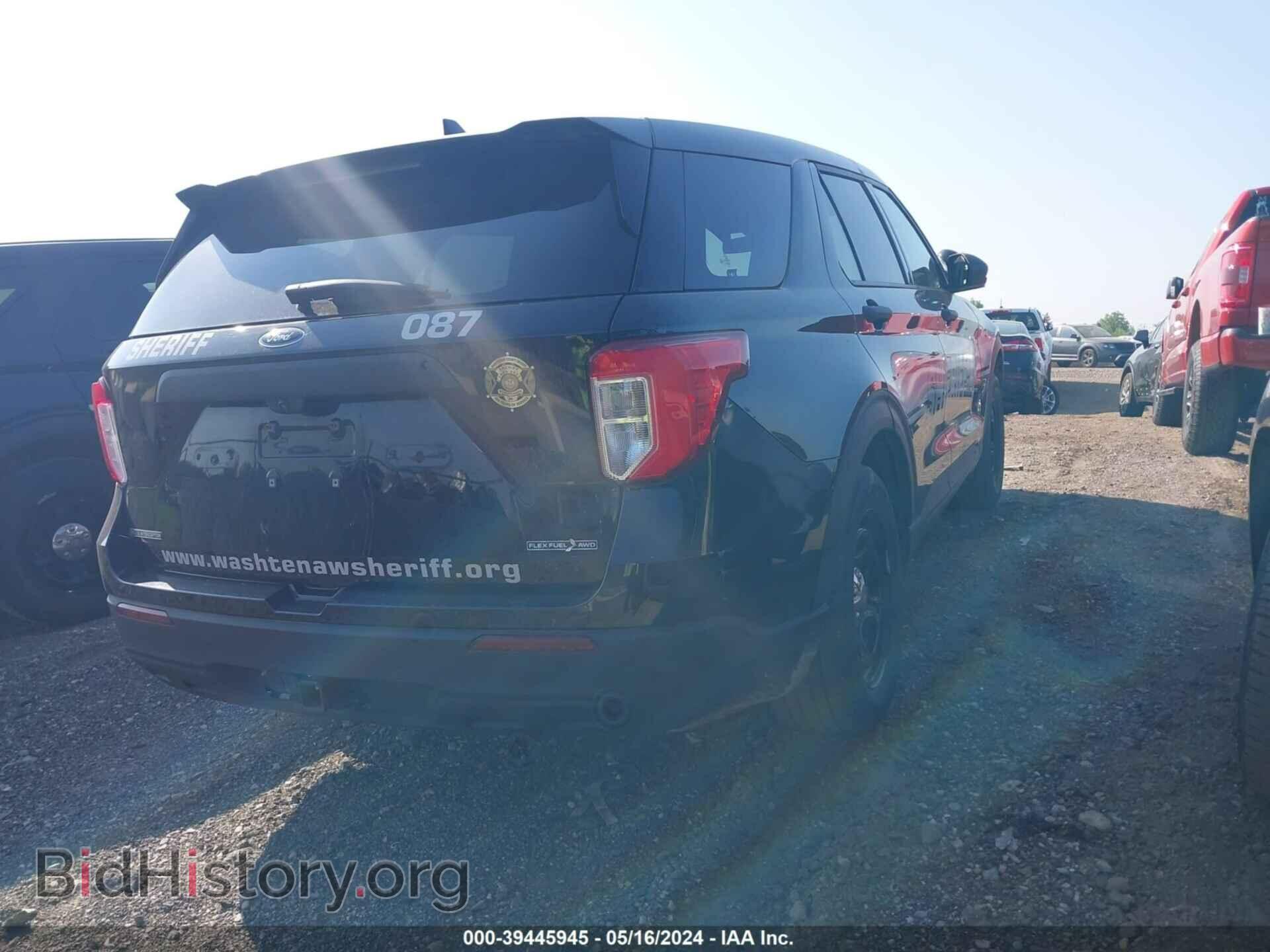 2021 FORD POLICE INTERCEPTOR UTILITY - VIN: 1FM5K8ABXMGA64859 - Фото 4