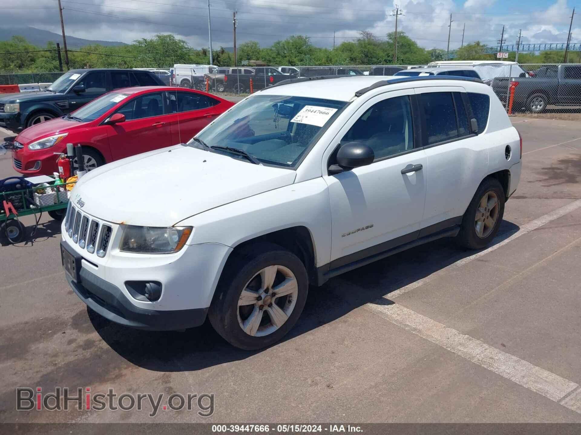 2014 JEEP COMPASS - VIN: 1C4NJDBB7ED541474 - Фото 2