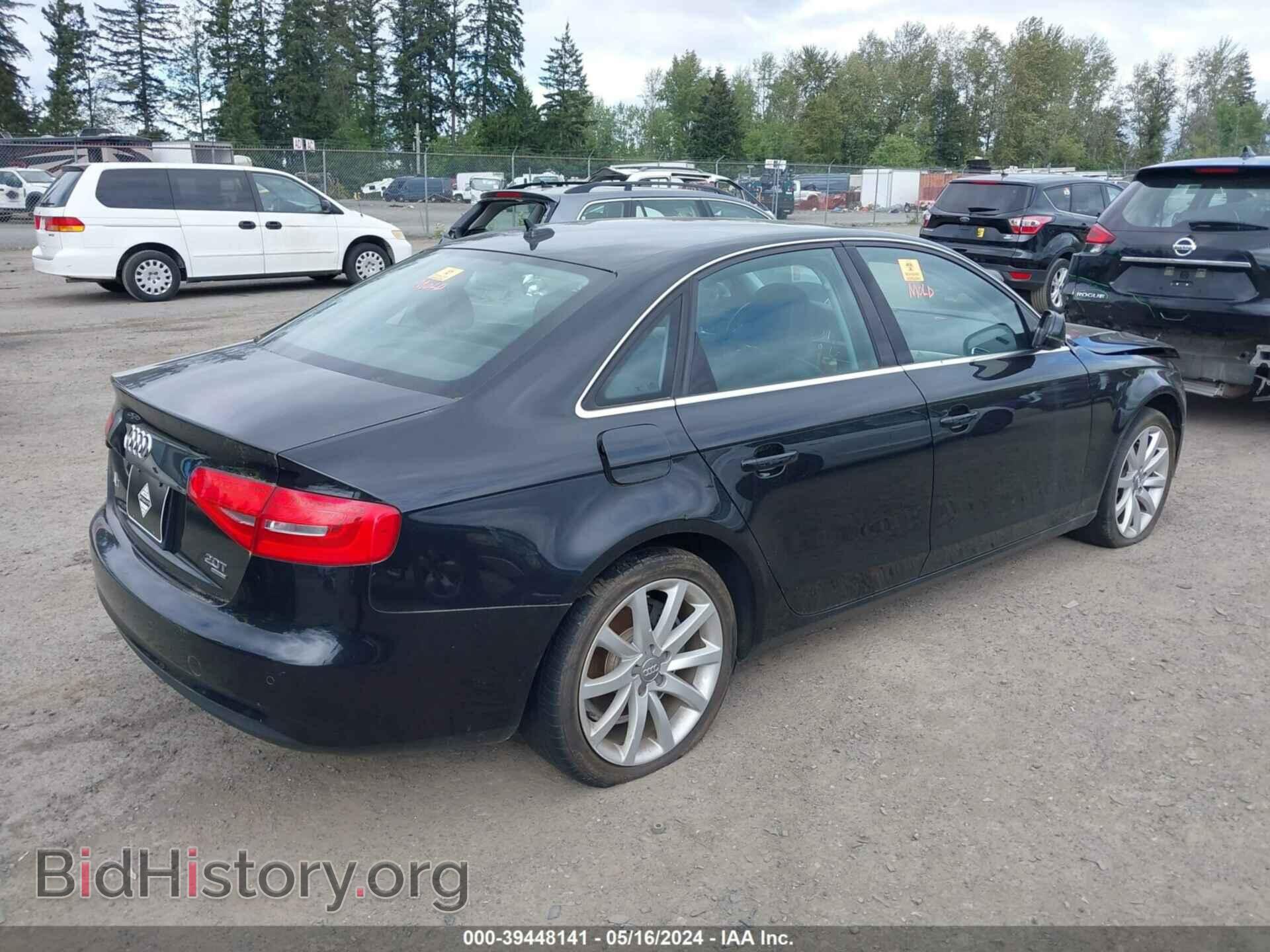 2013 AUDI A4 - VIN: WAUFFAFL4DN005143 - Photo 4