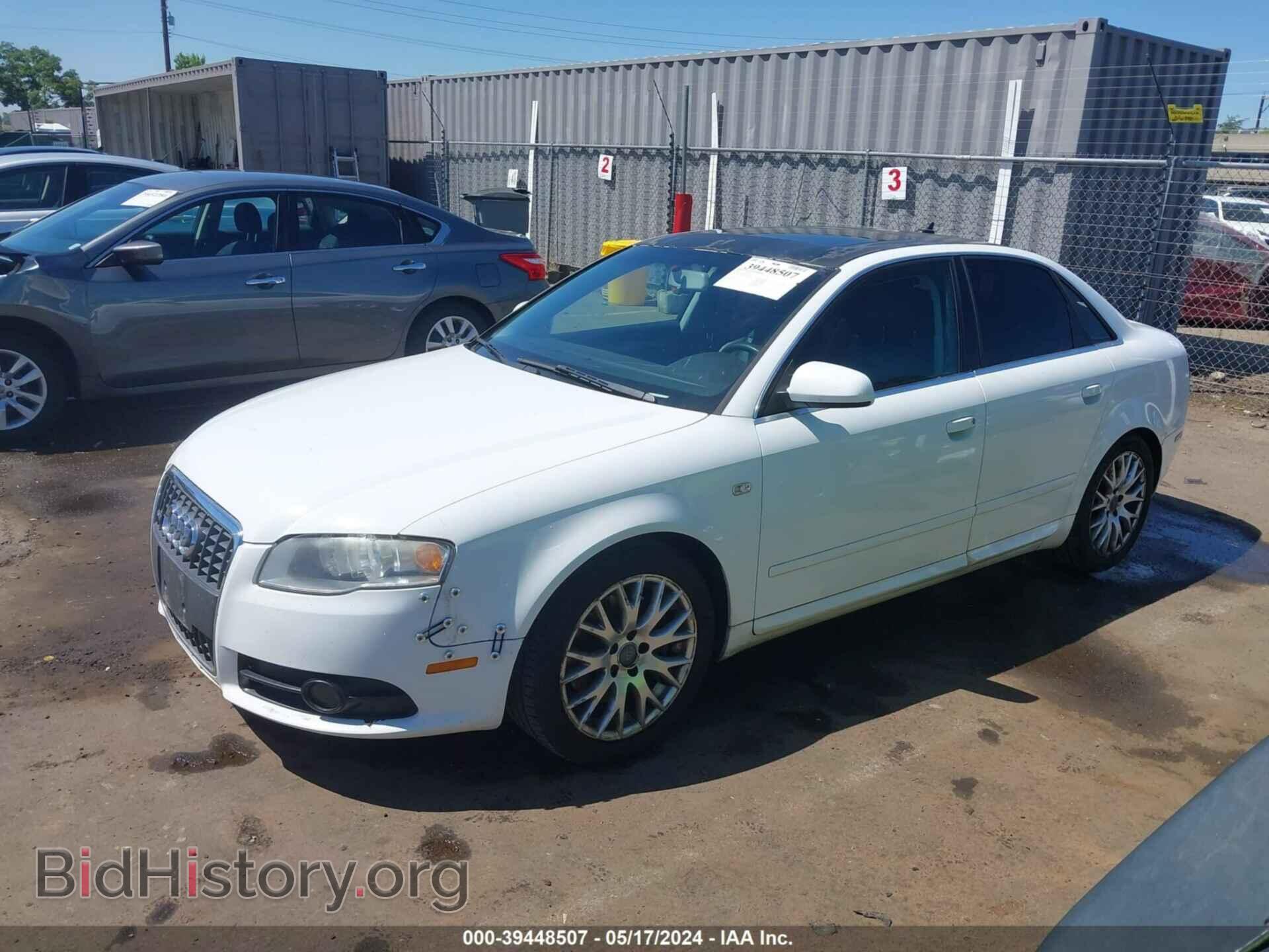 2008 AUDI A4 - VIN: WAUDF78E98A163645 - Фото 2