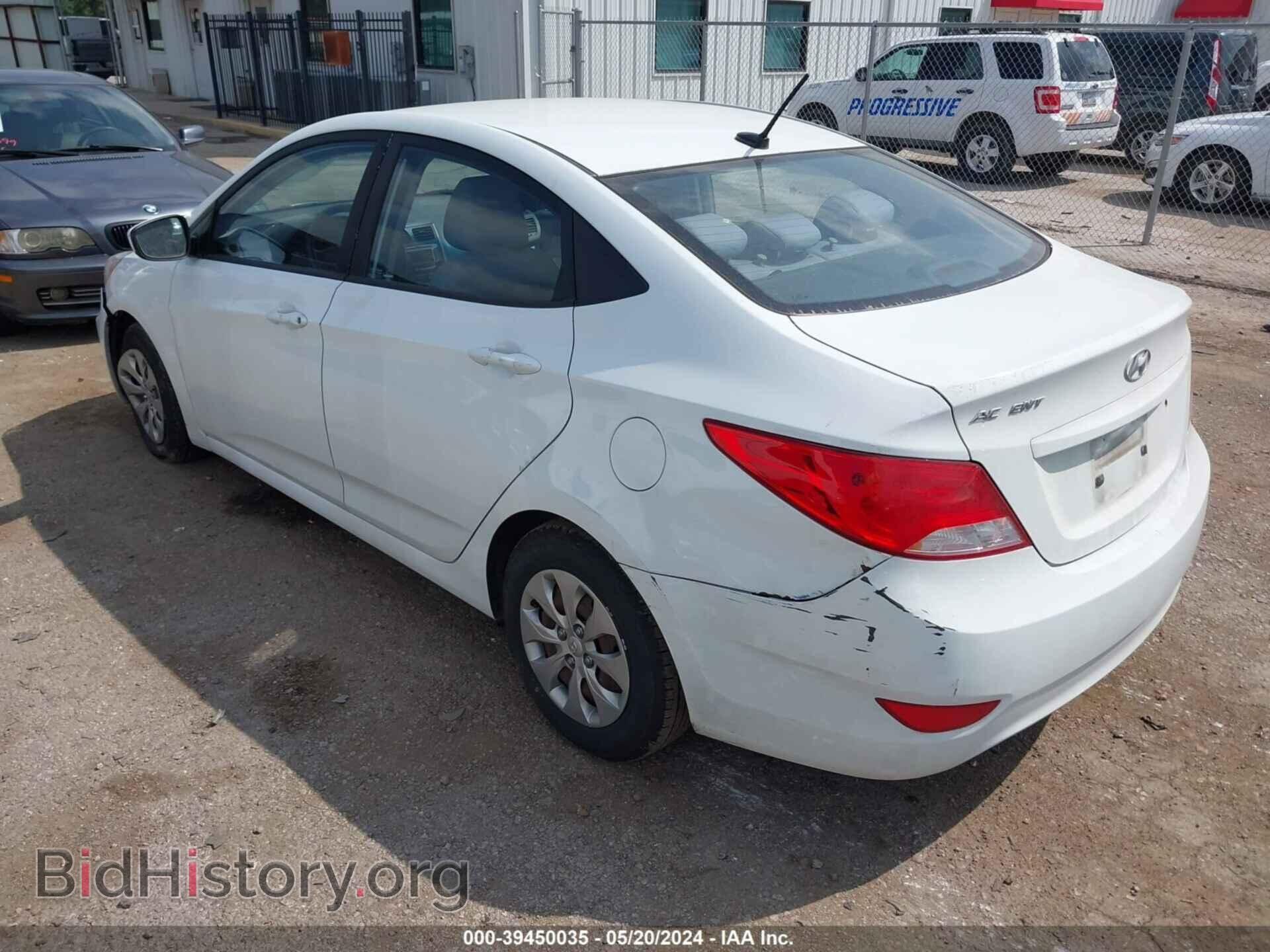 2016 HYUNDAI ACCENT - VIN: KMHCT4AE8GU074836 - Фото 3