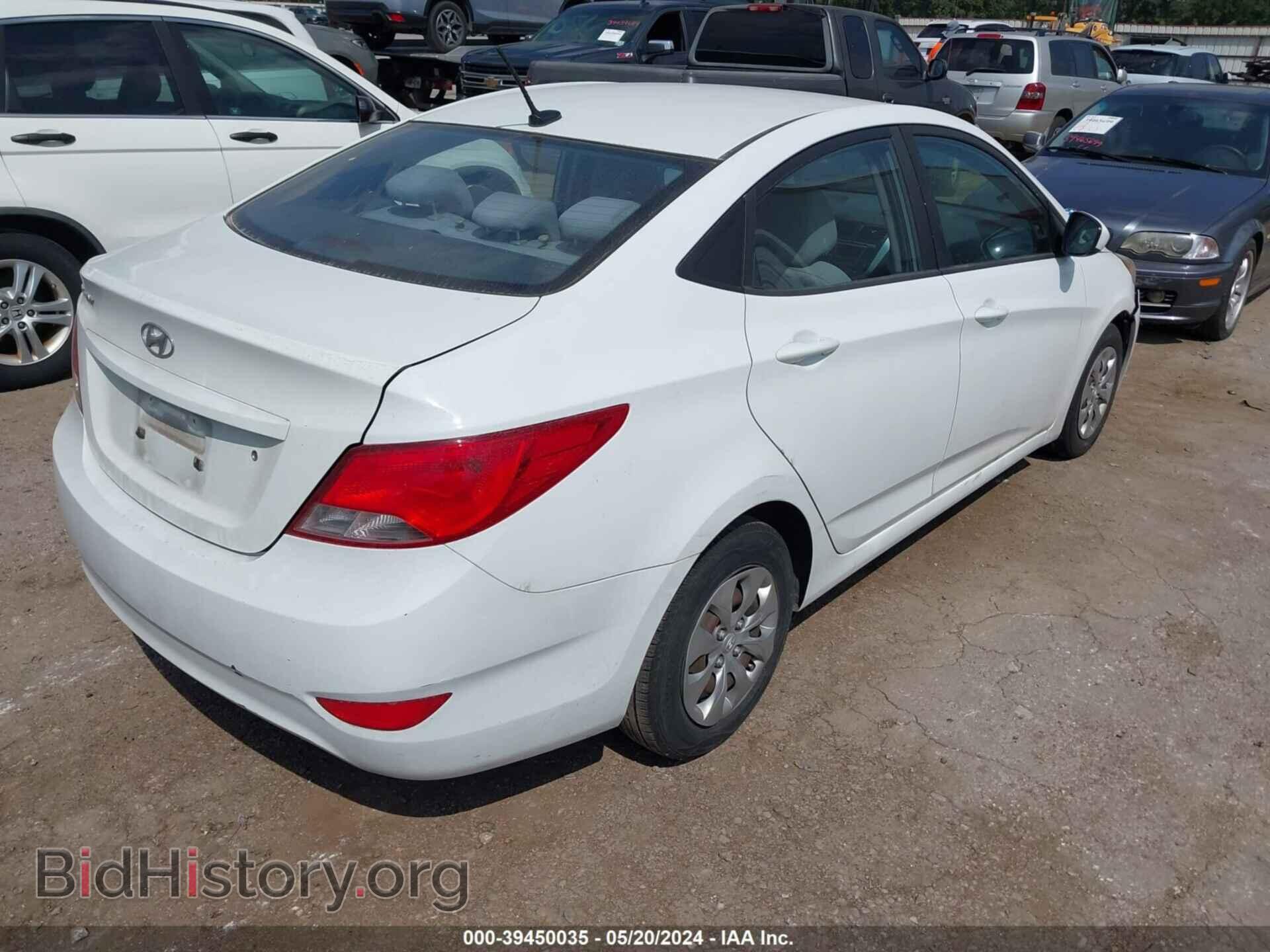 2016 HYUNDAI ACCENT - VIN: KMHCT4AE8GU074836 - Фото 4