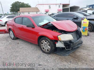 2013 Dodge AVENGER SE, red — VIN 1C3CDZAB3DN589113, IAAI