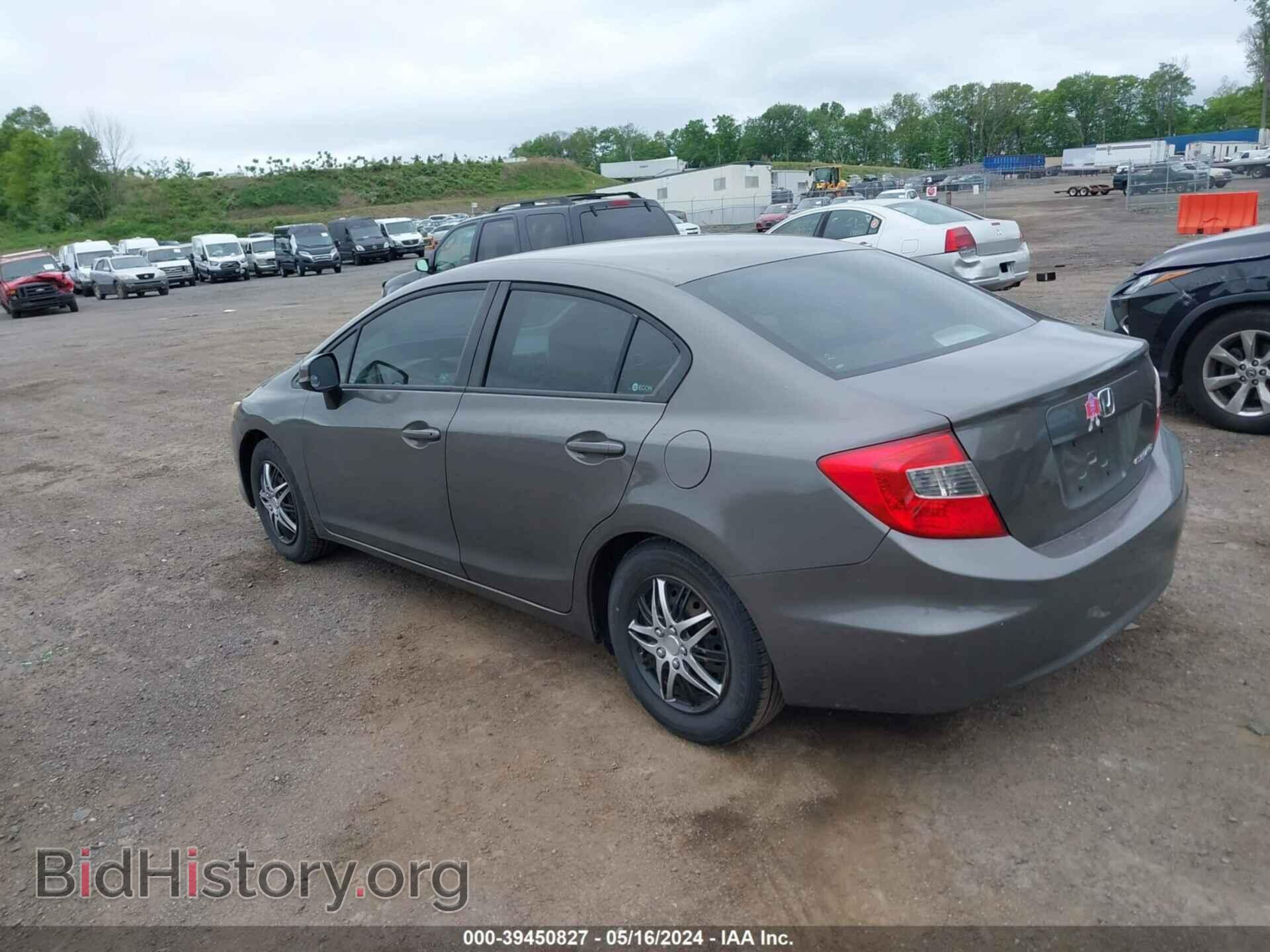 2012 HONDA CIVIC - VIN: 2HGFB2F59CH522128 - Фото 3