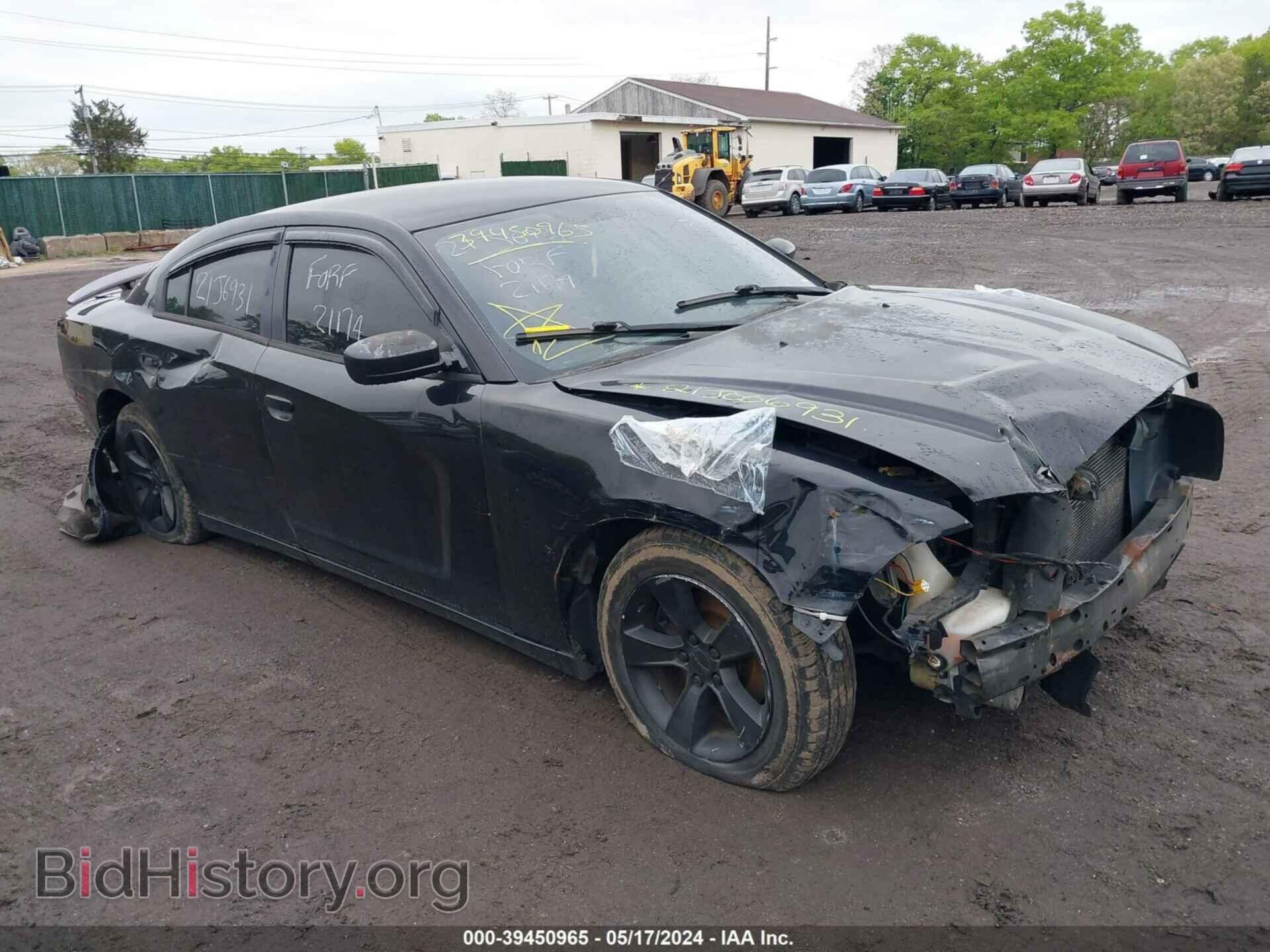 Photo 2C3CDXBG5DH531530 - DODGE CHARGER 2013