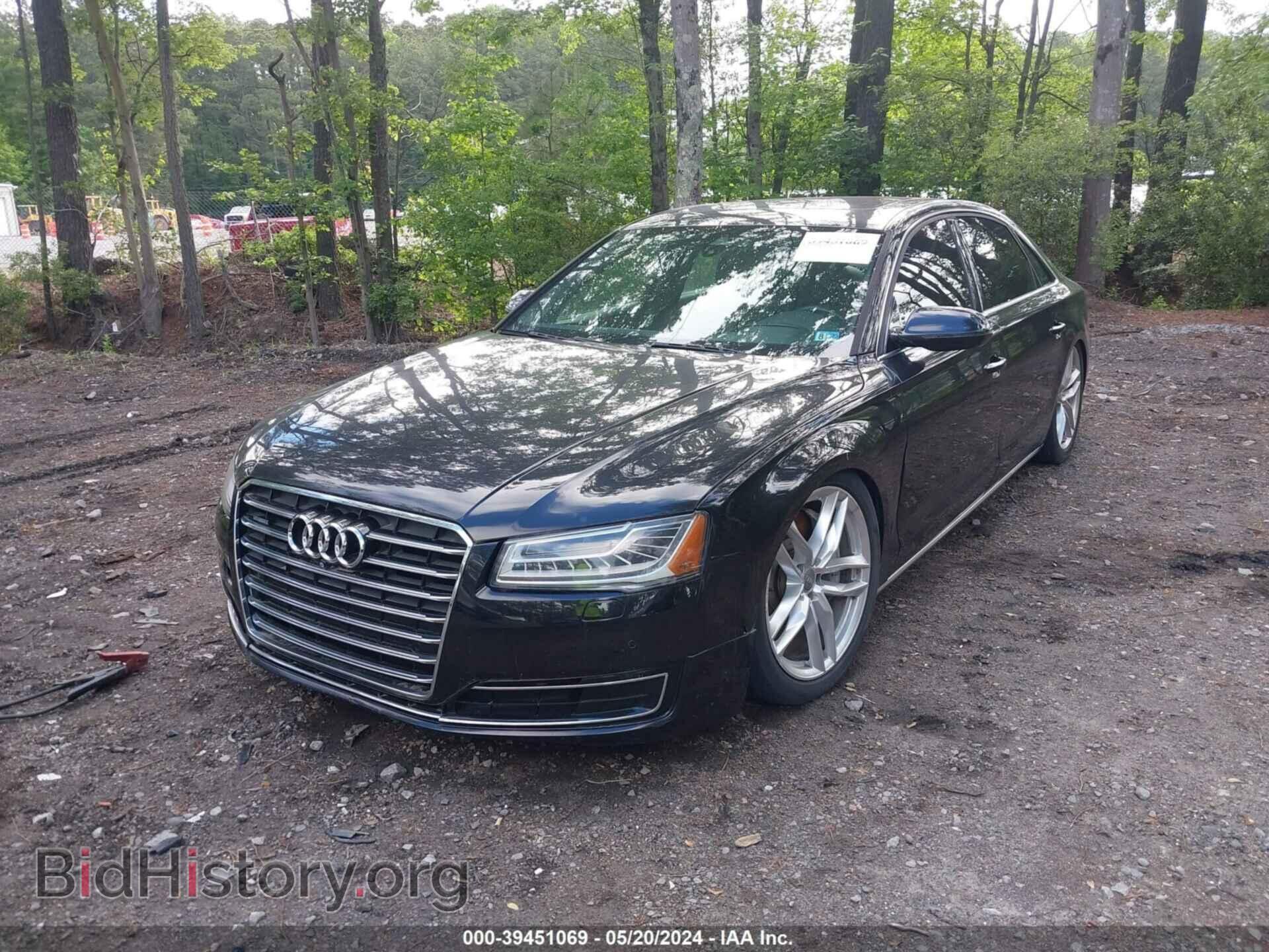 2013 AUDI A8 L - VIN: WAUR2AFD6DN036158 - Фото 2